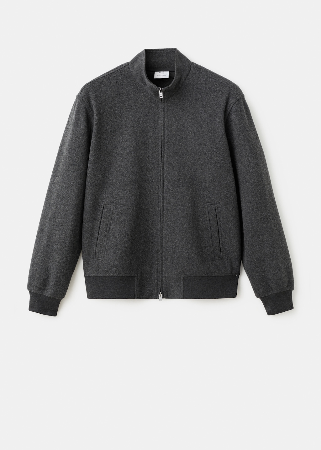 Regular-fit jacket with zip