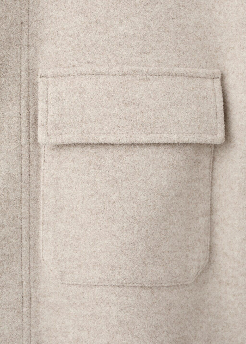 Flannel overshirt with pockets