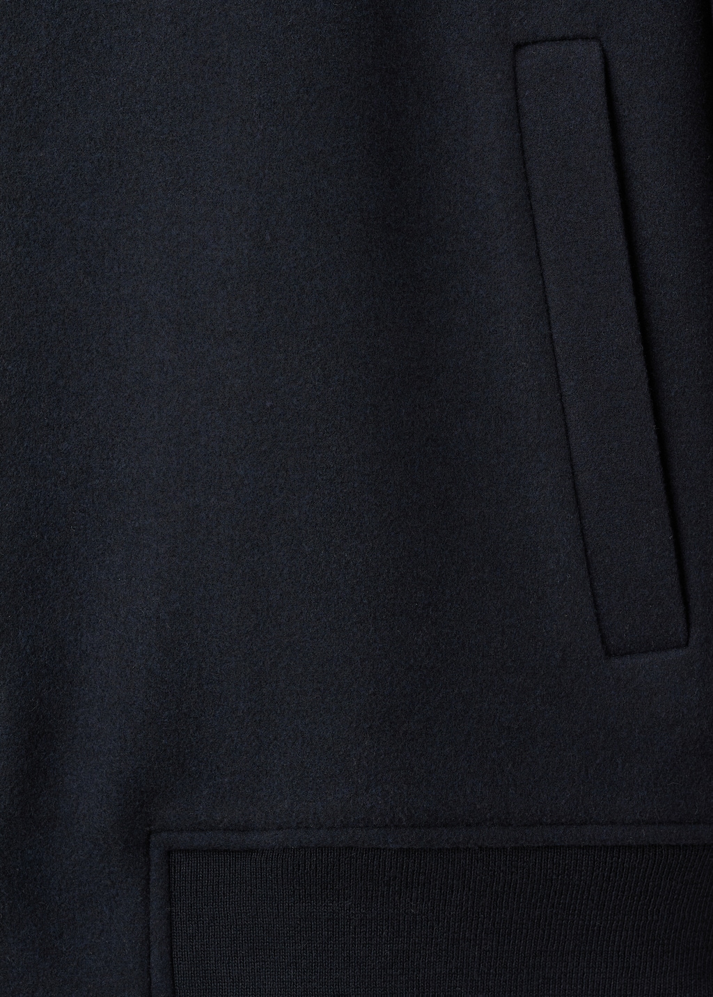 Bomber hoodie with zip