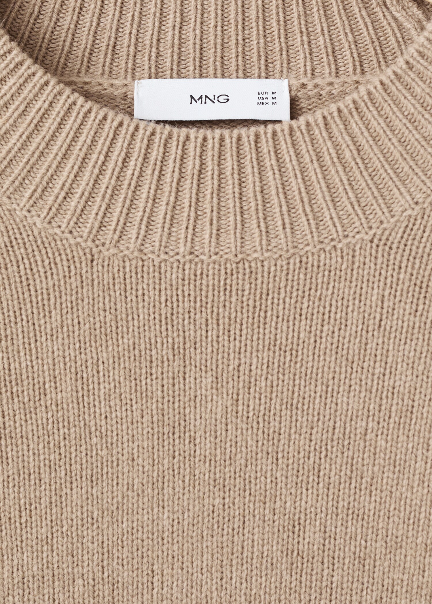 100% Italian wool knitted sweater - Details of the article 8