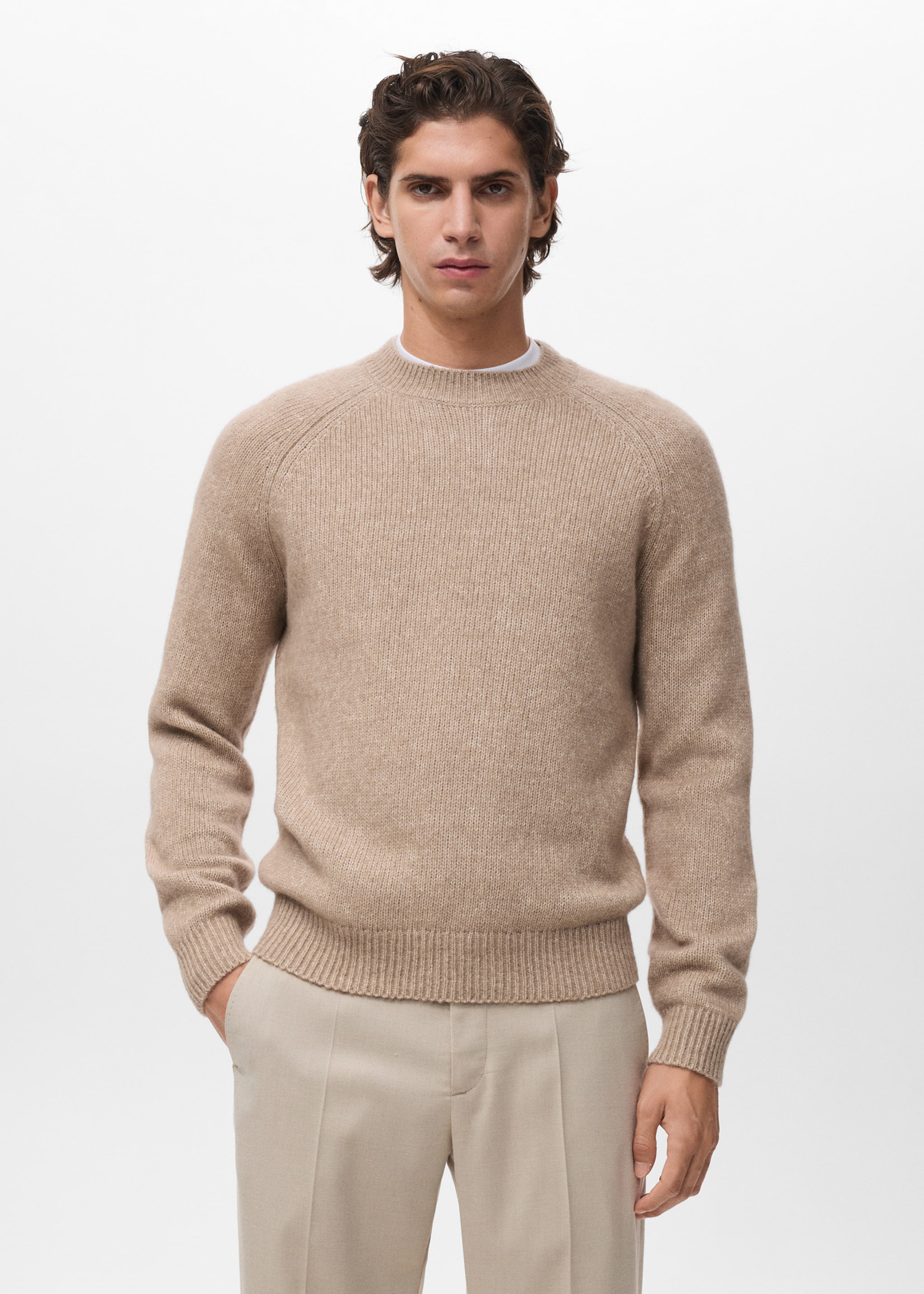 Sweater cris - Medium plane, Sand. Ref: 17007908-00.