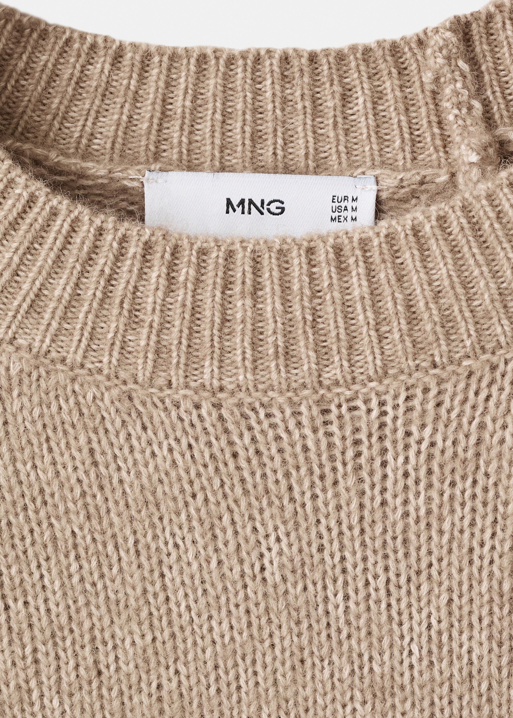 Sweater cris - Details of the article 8, Sand. Ref: 17007908-00.
