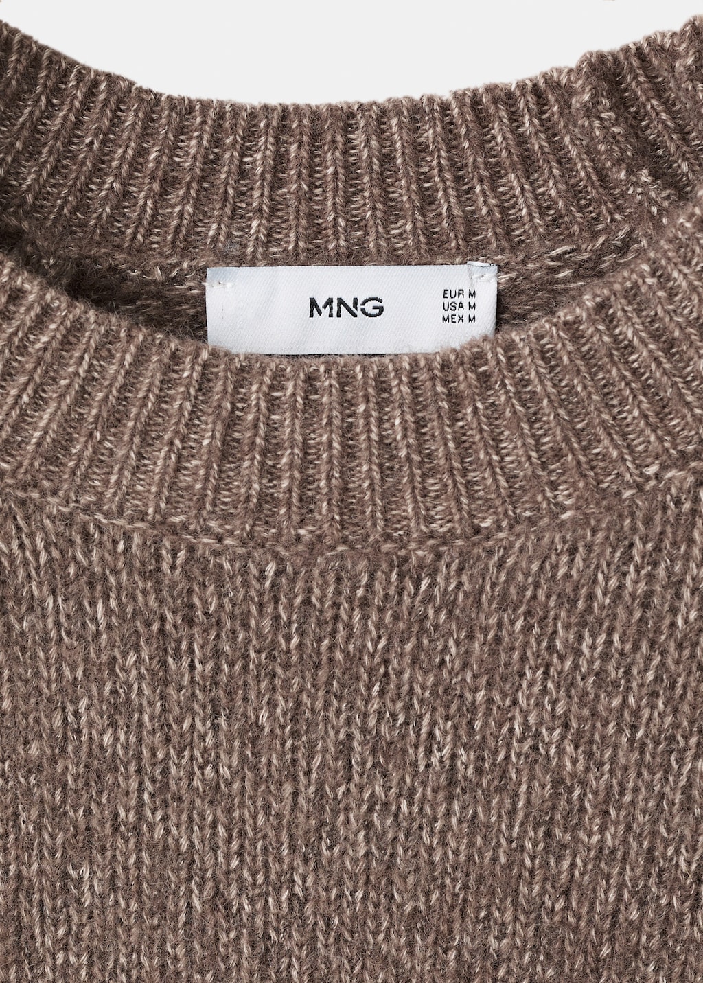Fine-knit wool-blend sweater