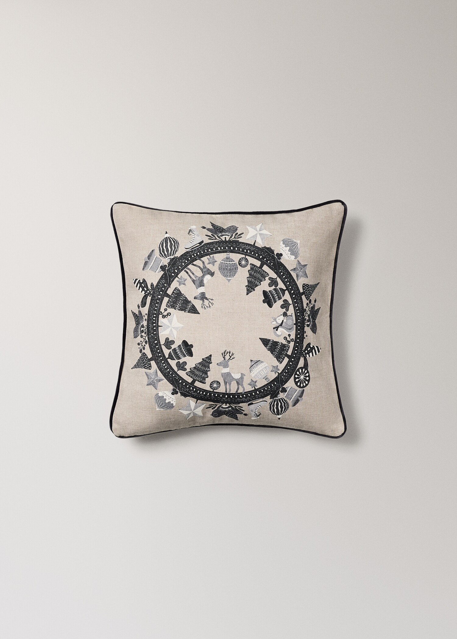 Housse de coussin avec détail broderie 30x40cm - Détail de l'article 1