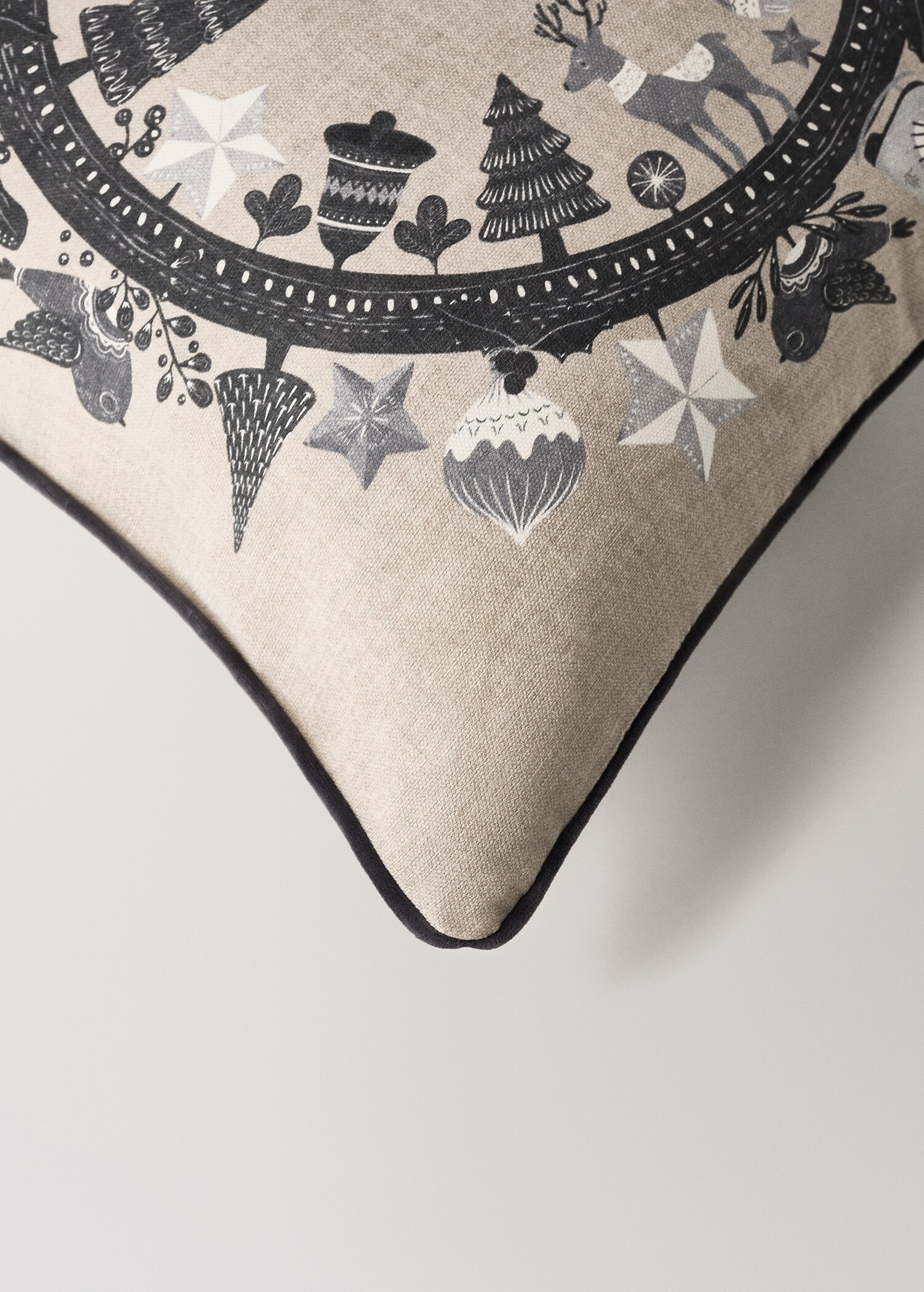 Housse de coussin avec détail broderie 30x40cm - Détail de l'article 4