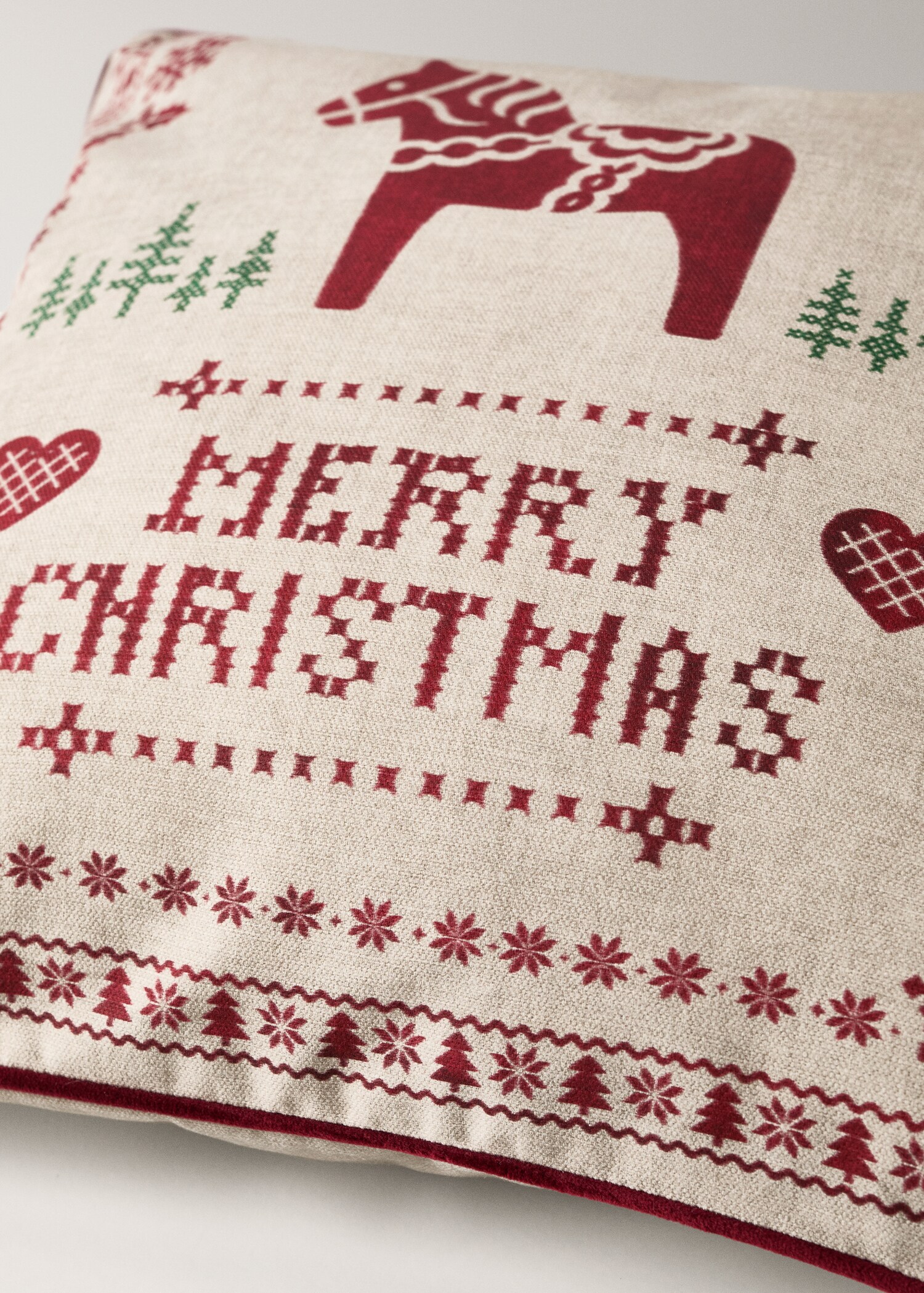 Housse de coussin avec détail broderie 40x60cm - Détail de l'article 2