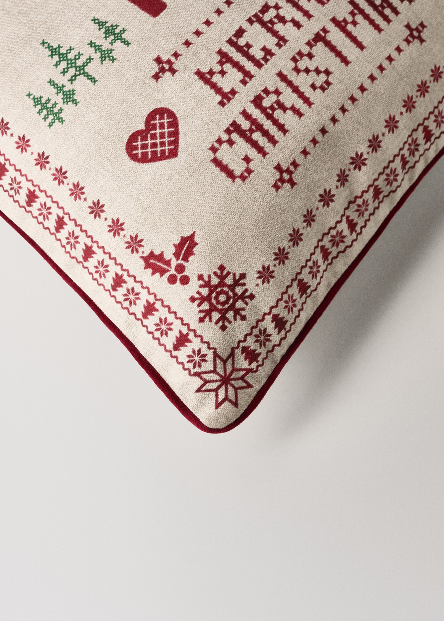 Housse de coussin avec détail broderie 40x60cm - Détail de l'article 4