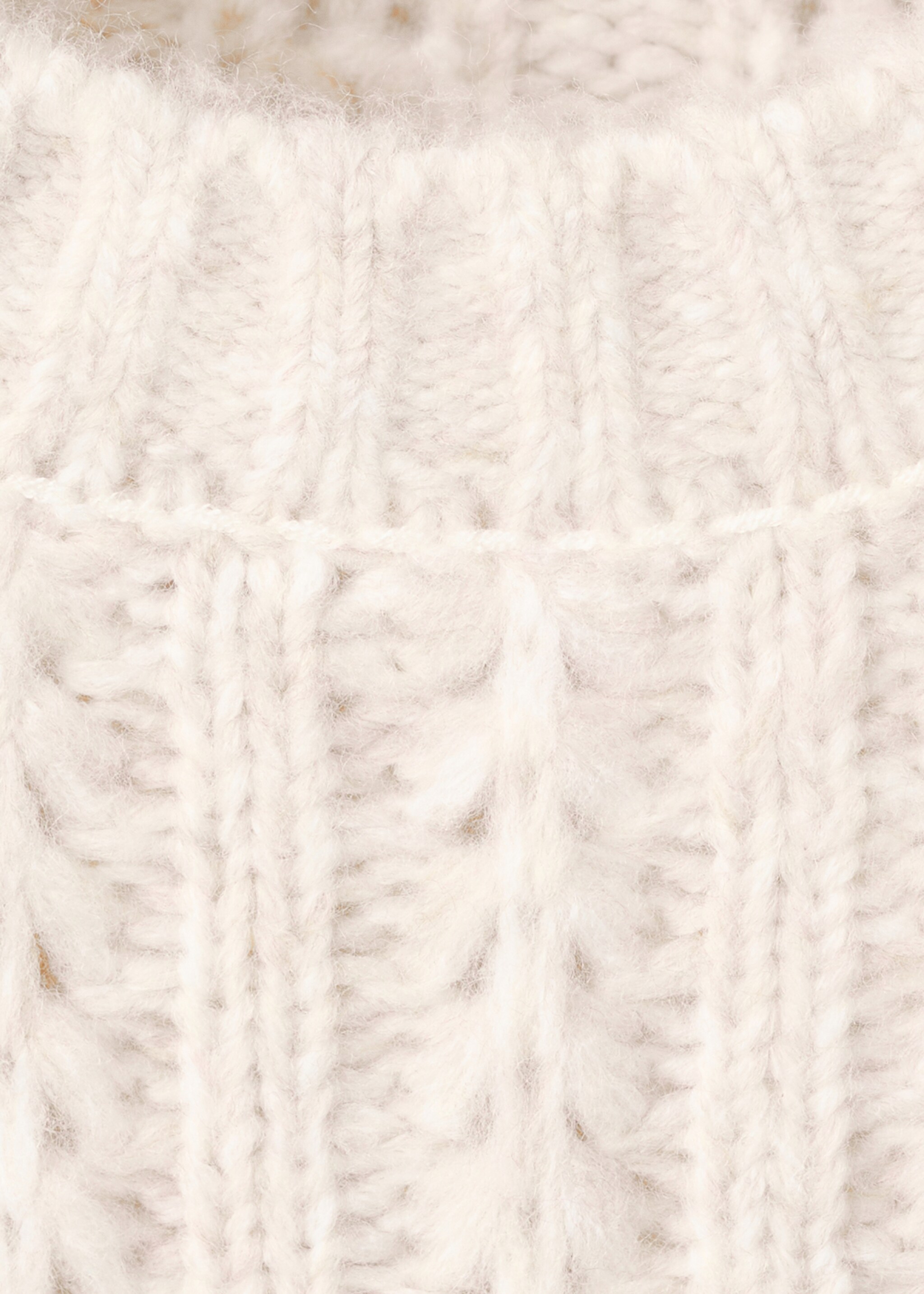 Sweater mimi - Details of the article 8, Ecru. Ref: 17008273-00.