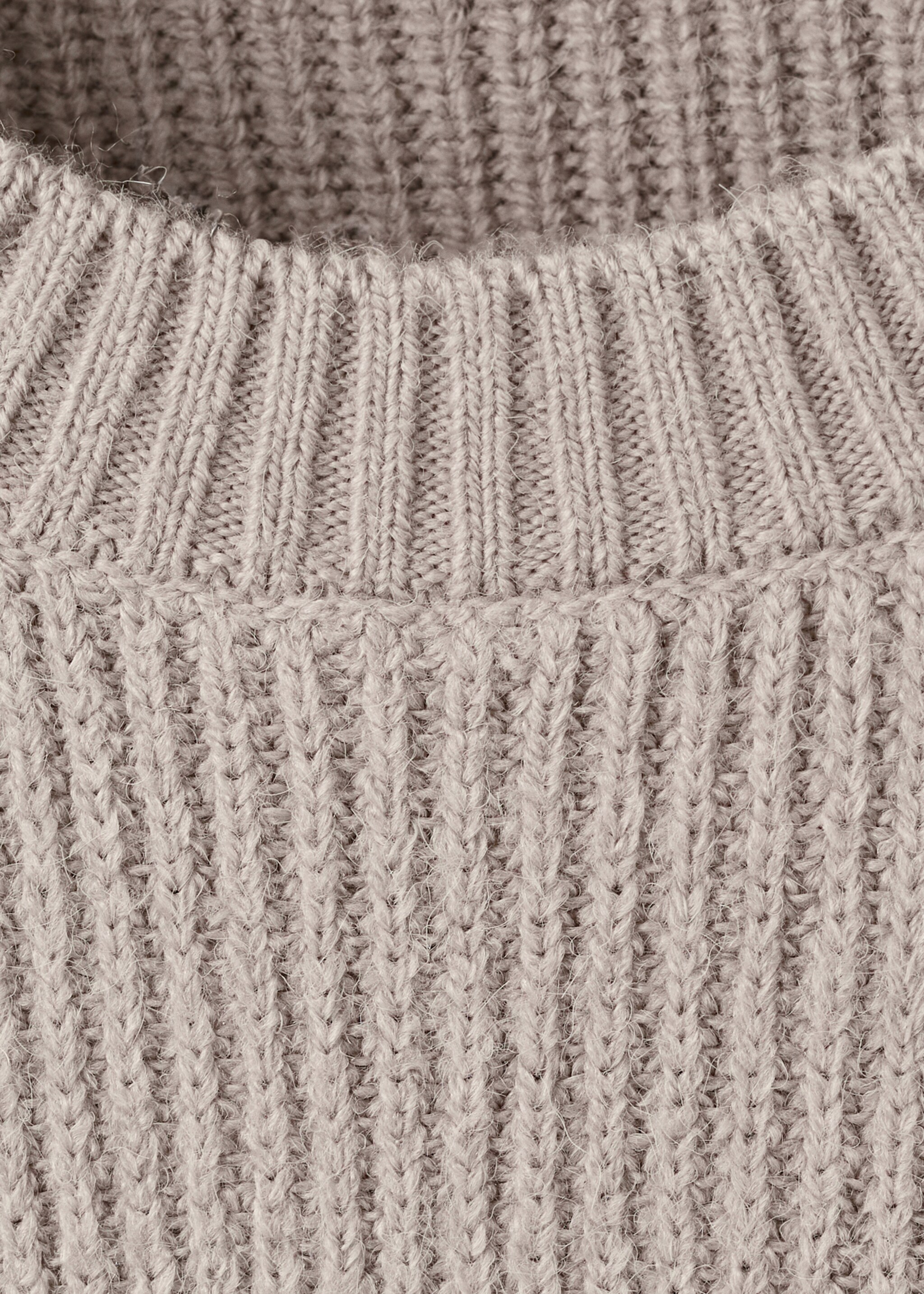 Pull-over maille franges - Détail de l'article 8, Marron moyen. Ref: 17008275-00.