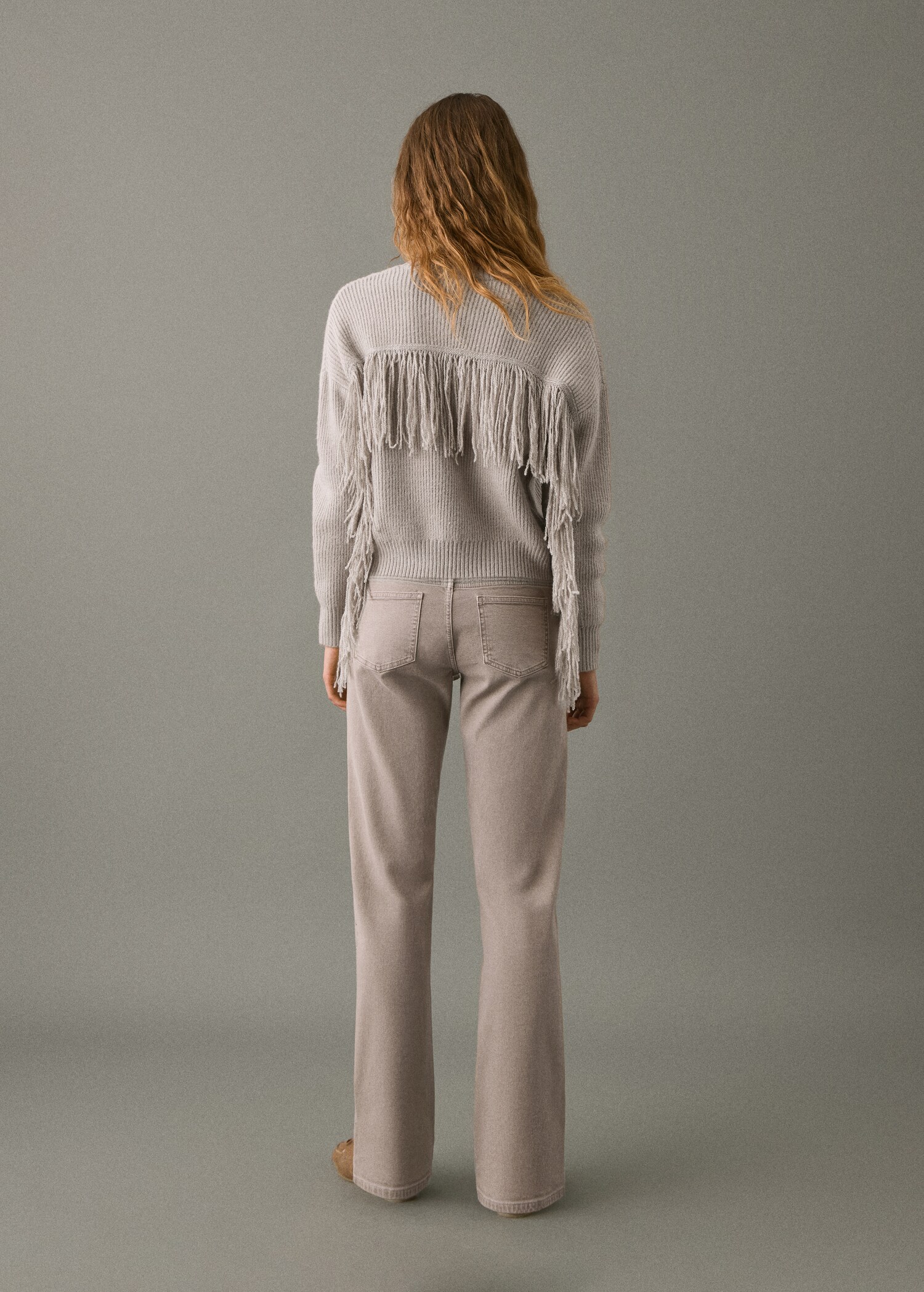Pull-over maille franges - Verso de l’article