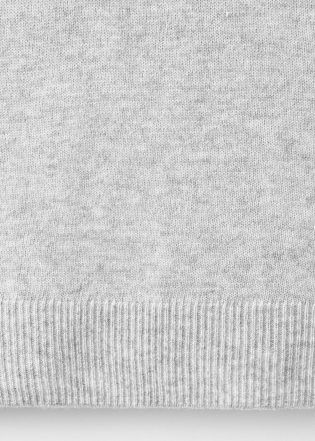 Knitted polo-neck sweater