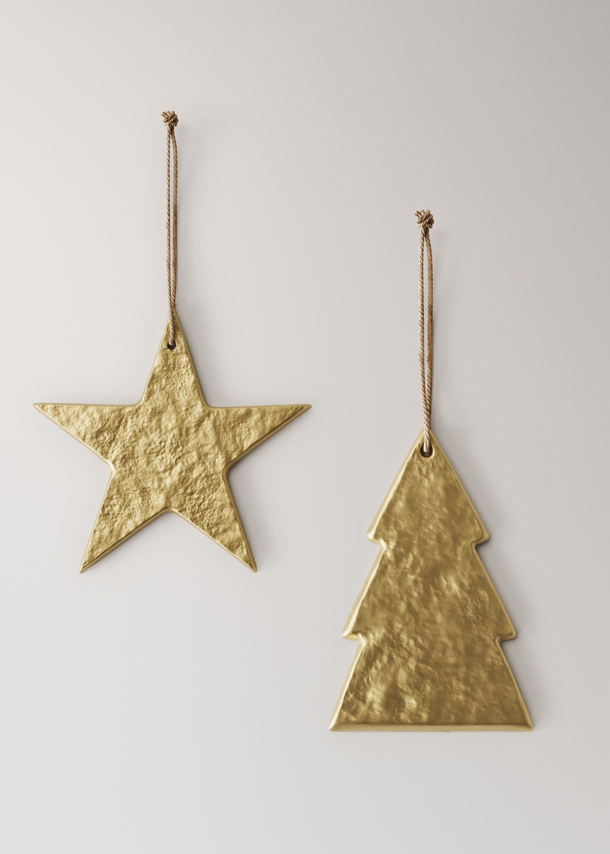 Tree decoration set - Details of the article 3, Gold. Ref: 17008293-00.