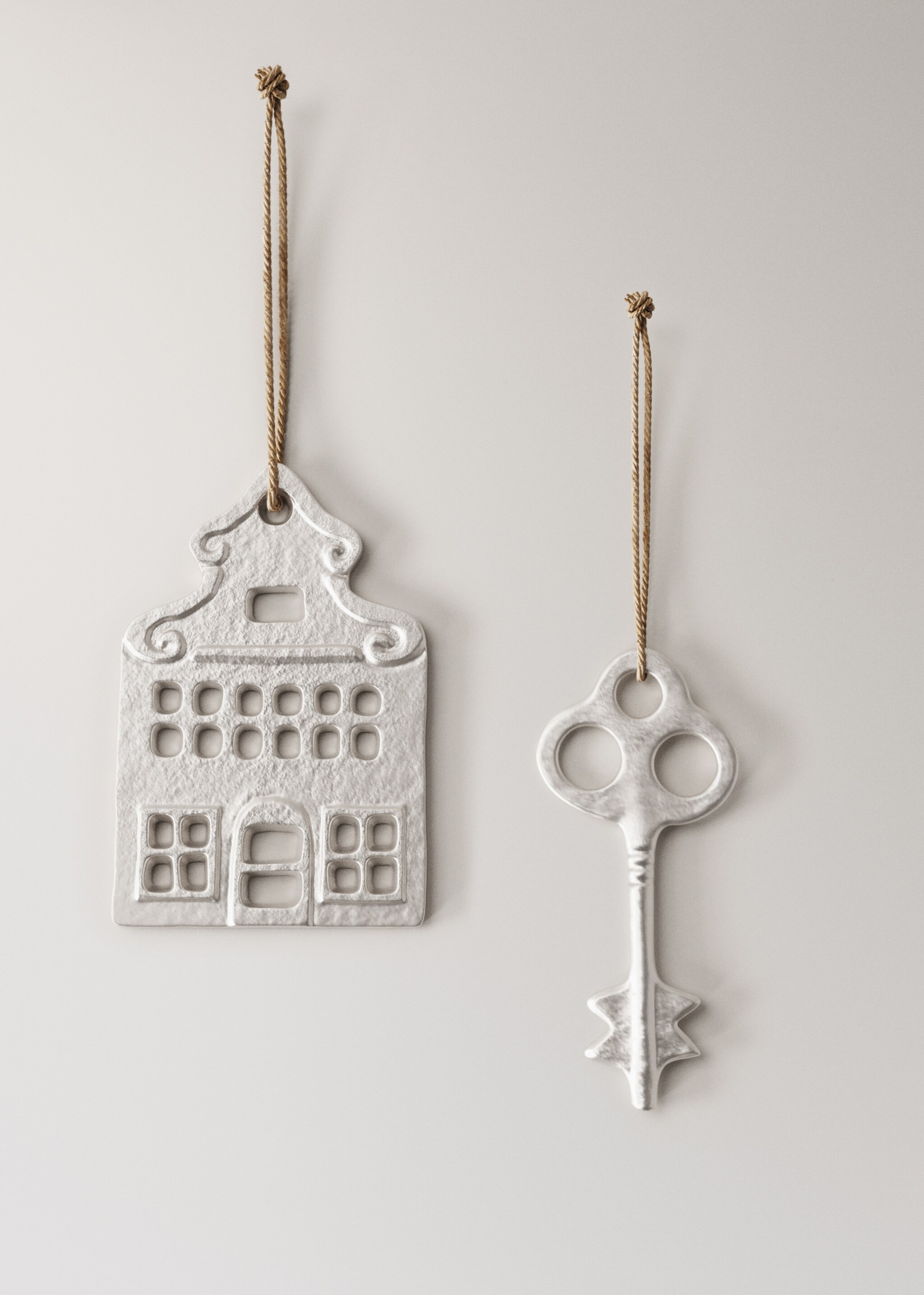 Tree decoration key set - Details of the article 3, Silver. Ref: 17008295-00.