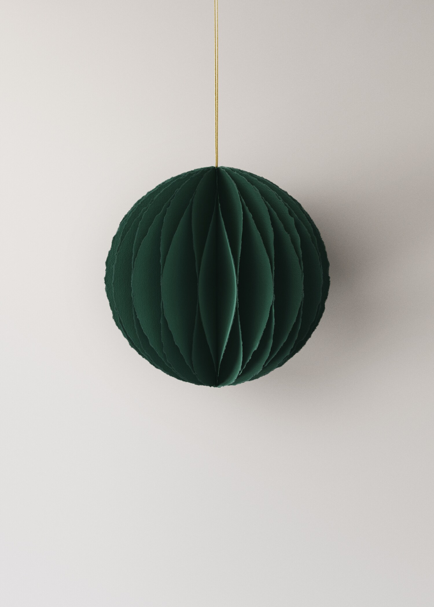 Spherical paper tree decoration - Article without model