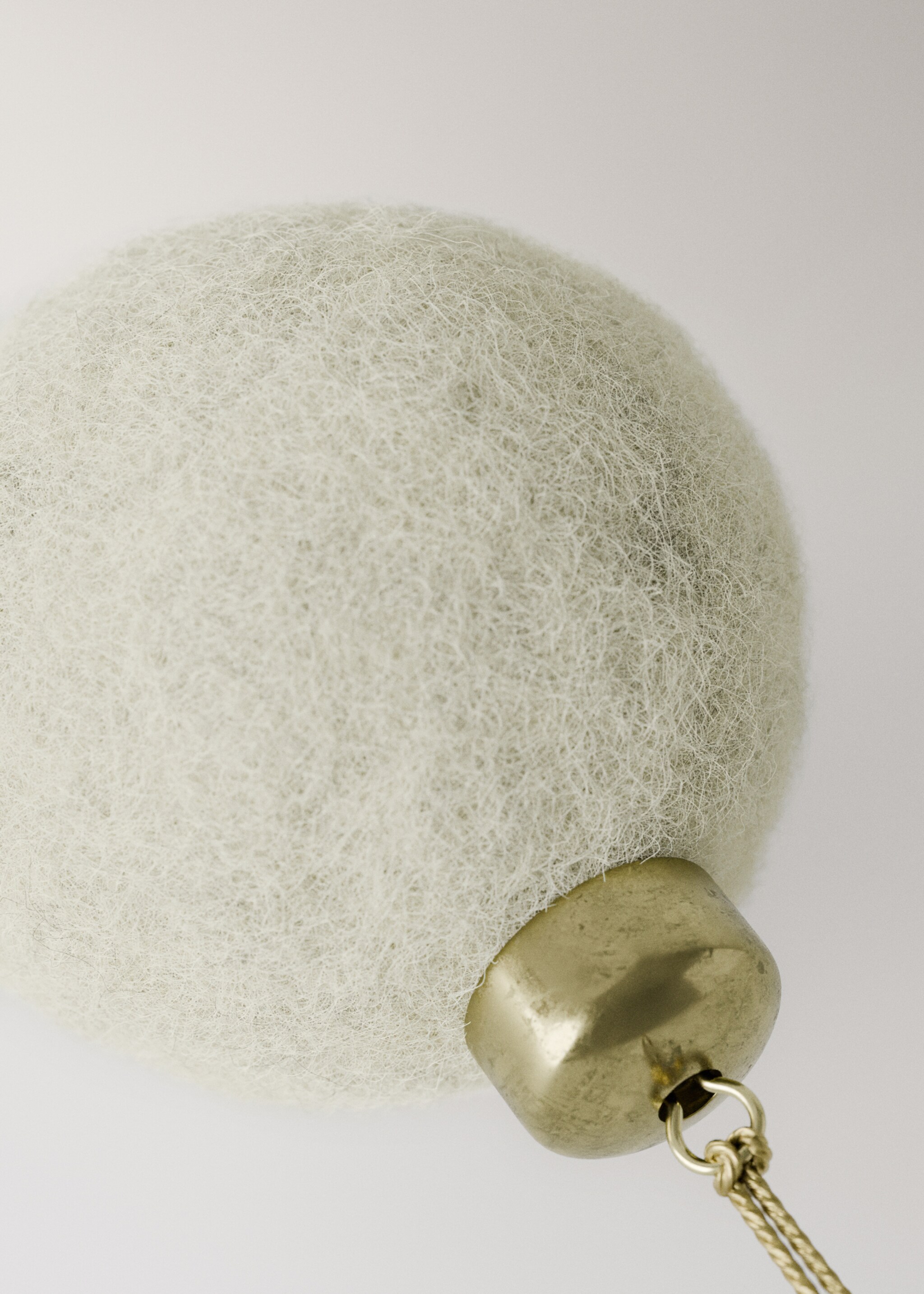 felt ball tree ornaments - Details of the article 3, White. Ref: 17008298-00.