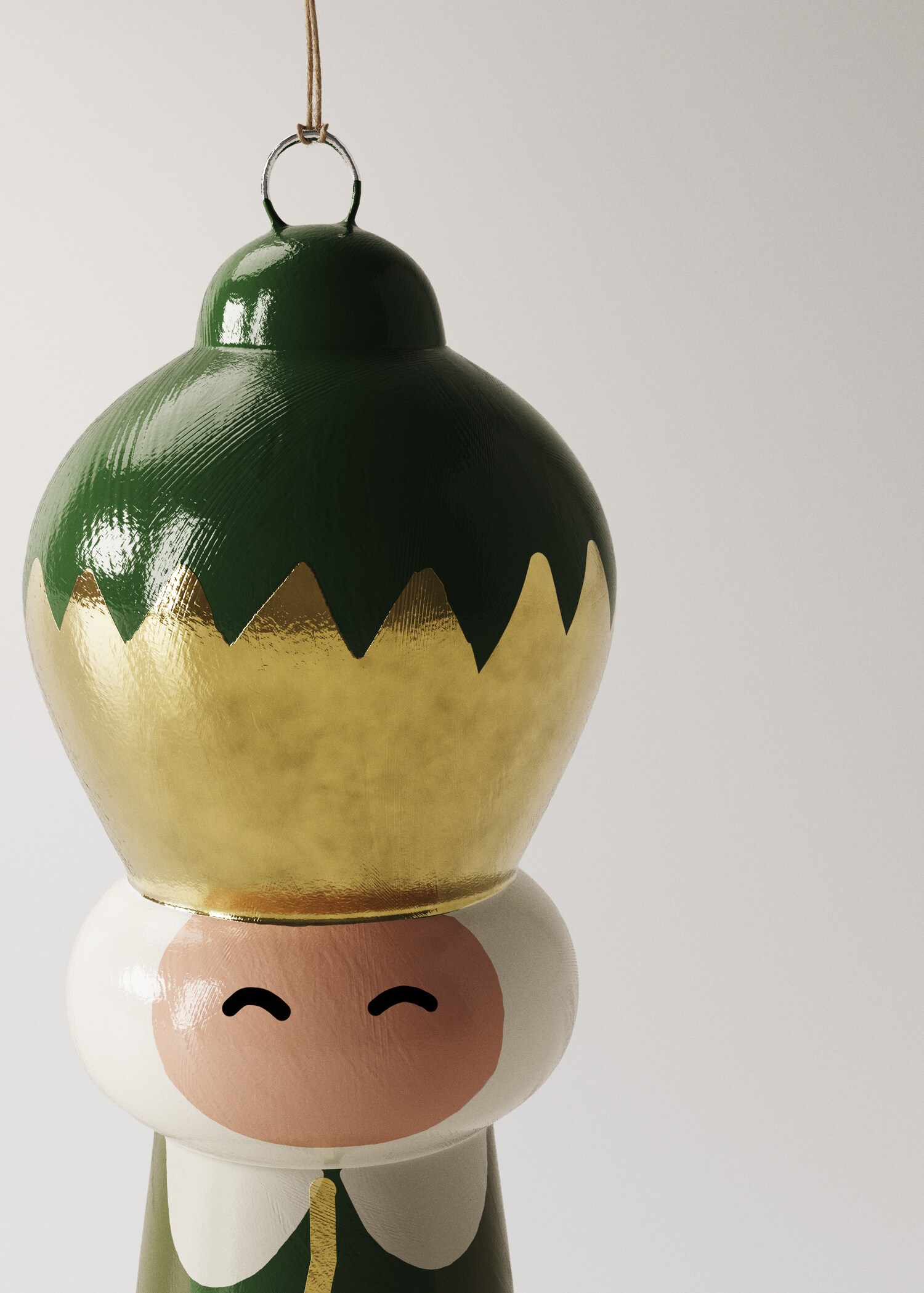 King Melchior papier-mâché decoration - Details of the article 2