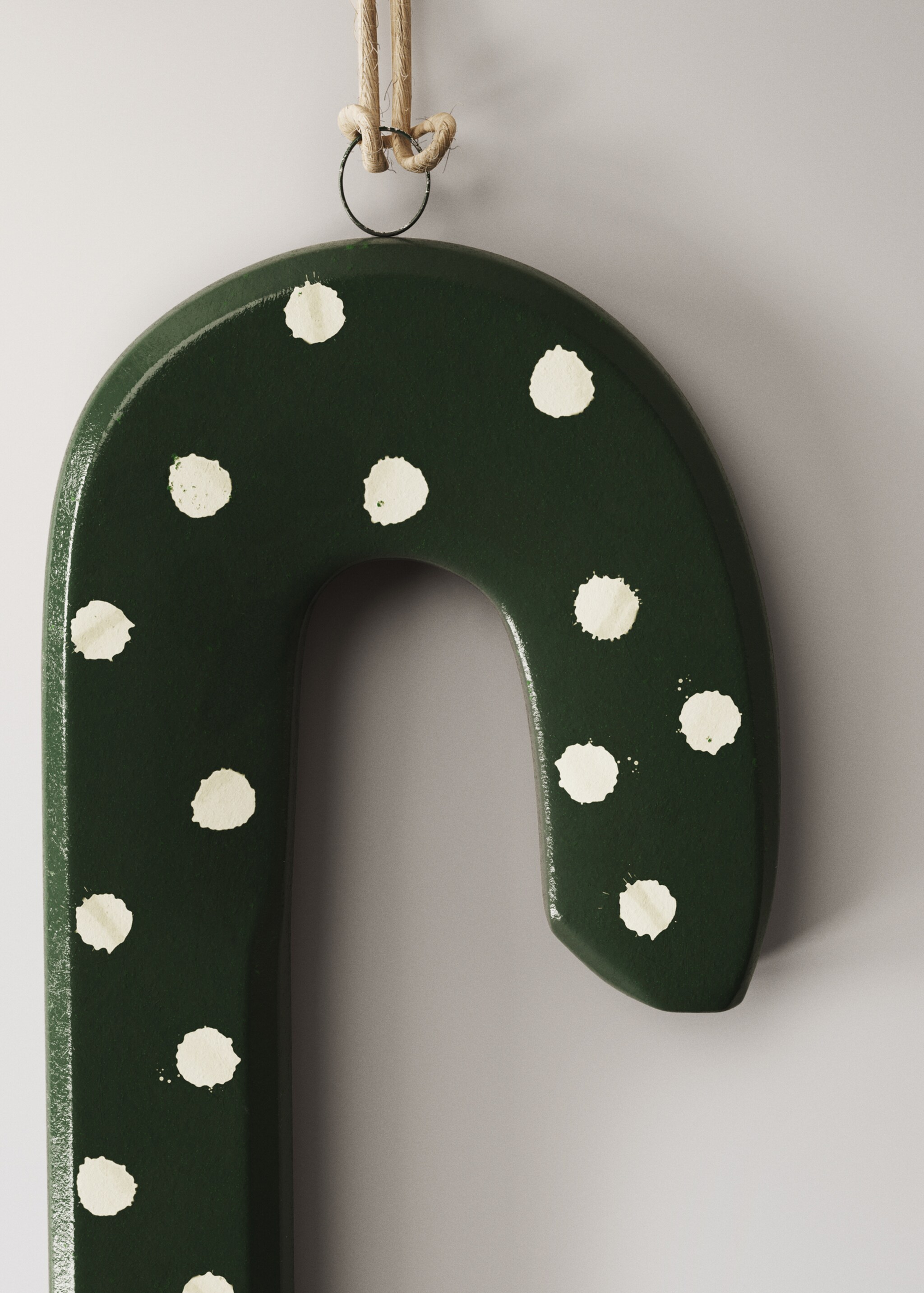 Caramel ornaments 100% wood - Details of the article 3, Green. Ref: 17008302-00.