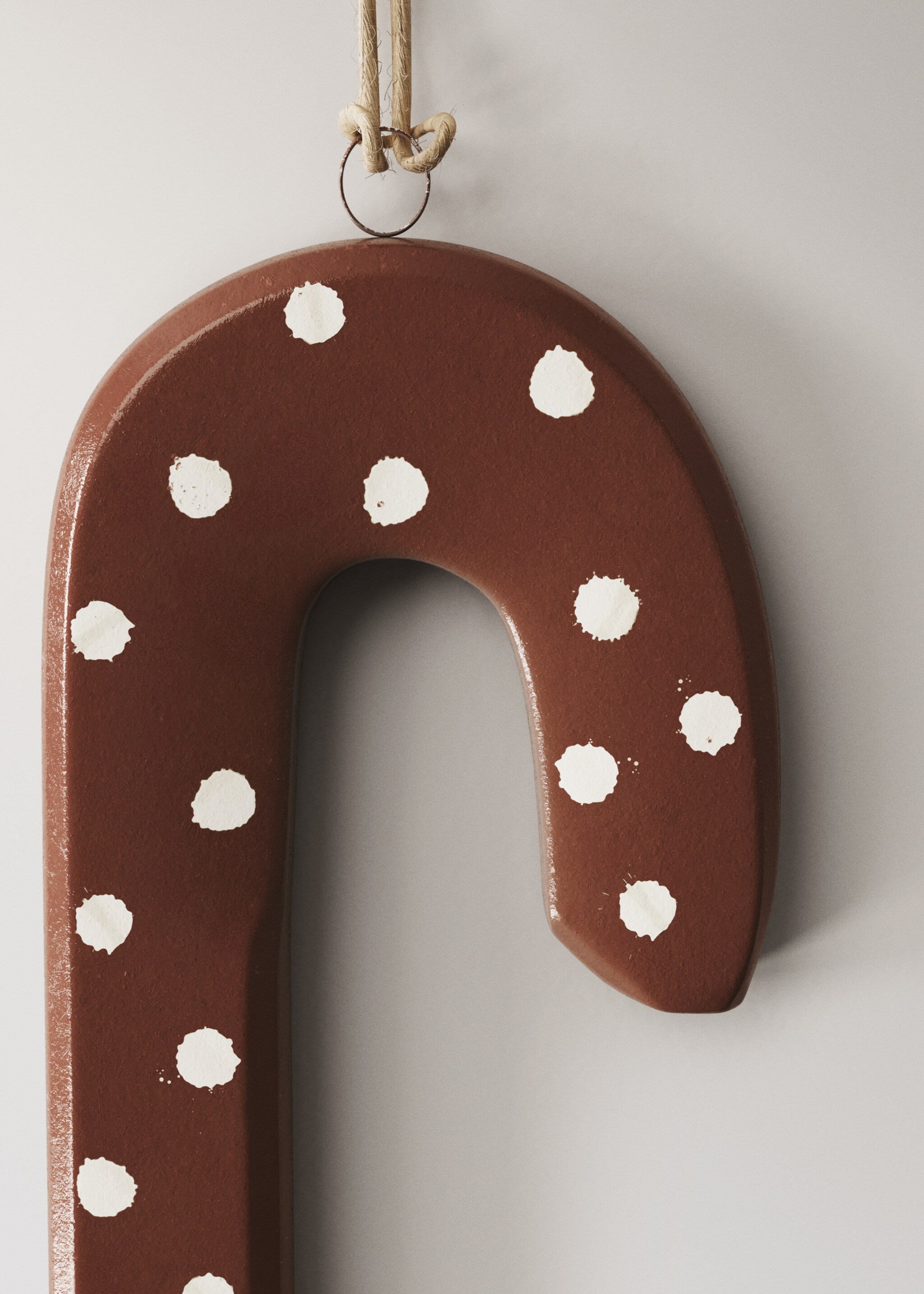 Caramel ornaments 100% wood - Details of the article 3, Red. Ref: 17008302-00.