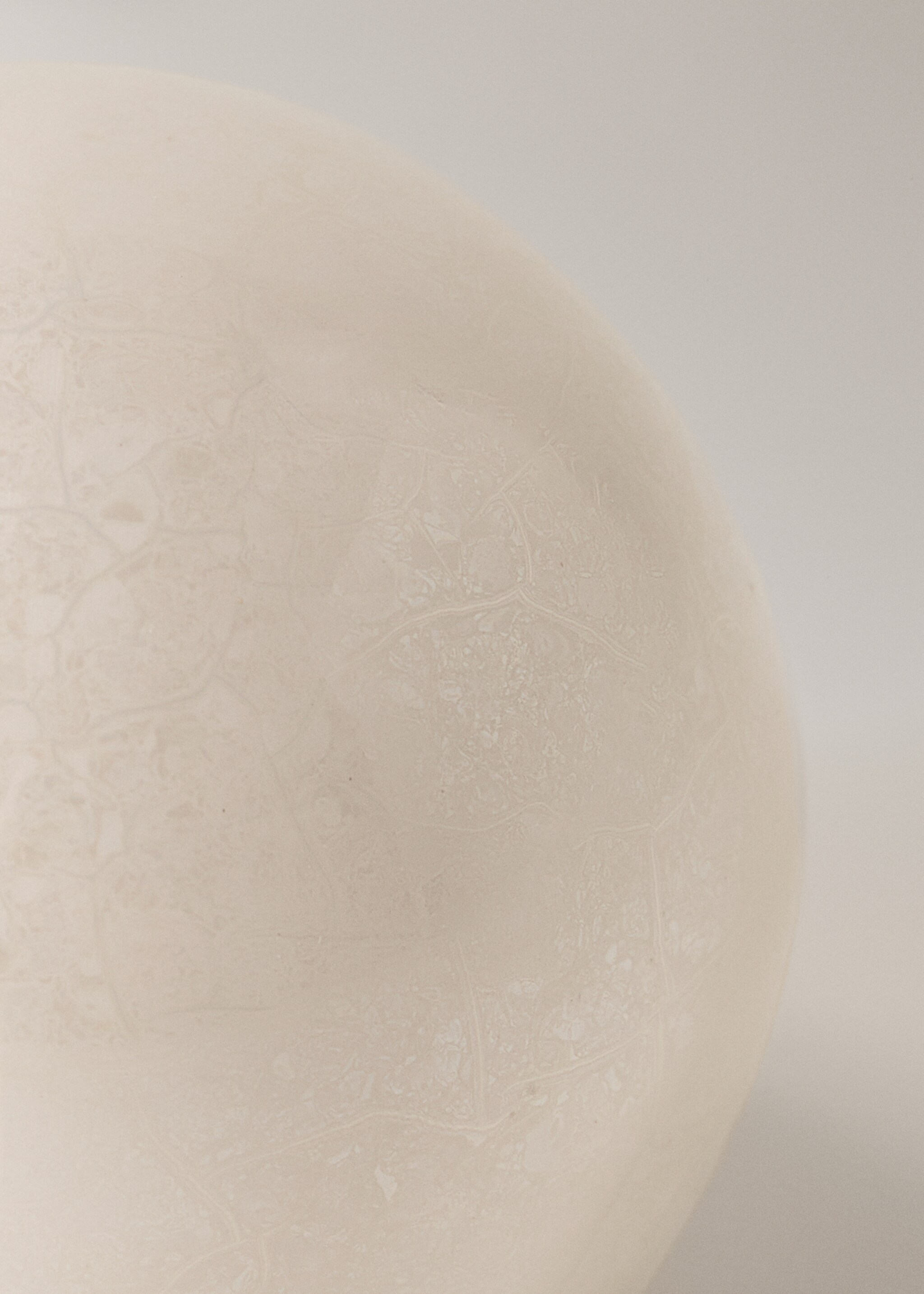 Large ceramic decorative marble - Details of the article 2, Light/Pastel Grey. Ref: 17008304-00.