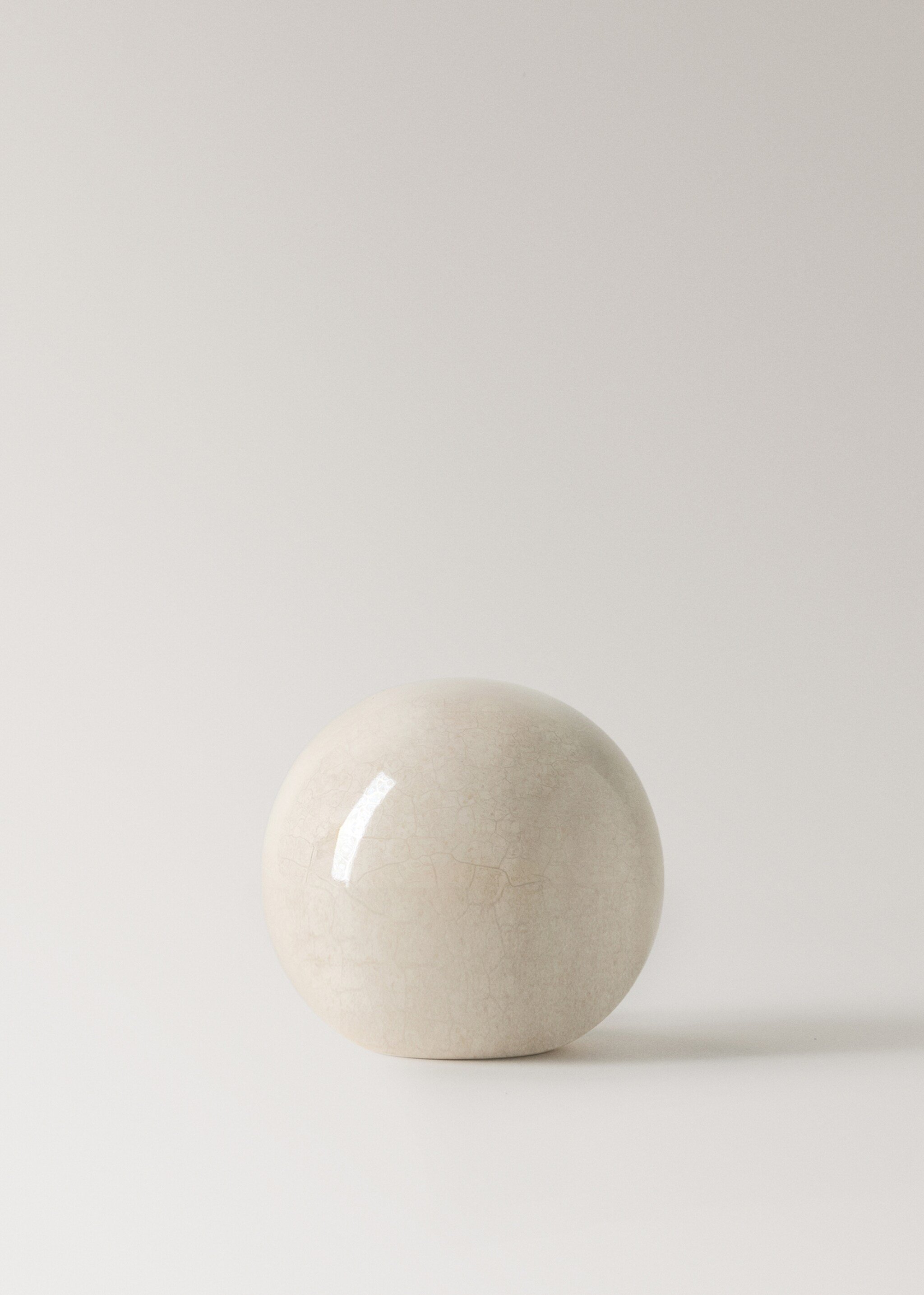 Large decorative ceramic marble - Article without model, Light/Pastel Grey. Ref: 17008306-00.