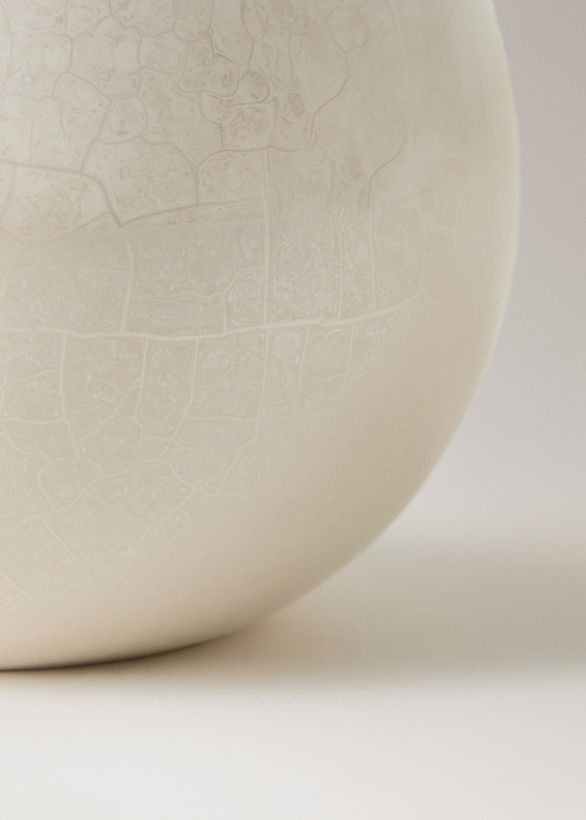 Large decorative ceramic marble - Details of the article 1, Light/Pastel Grey. Ref: 17008306-00.