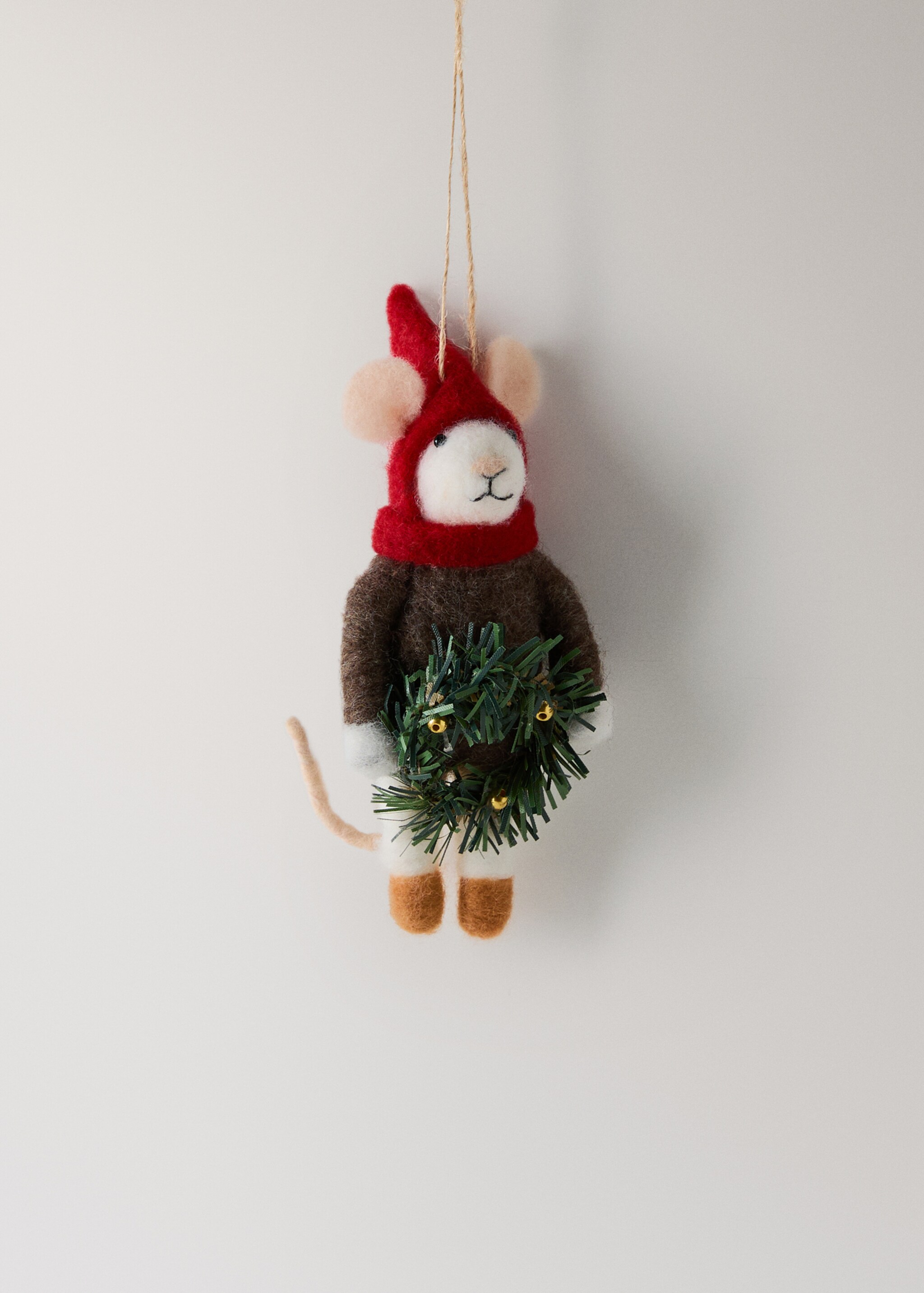 Filztier-Anhänger - Artikel ohne Model, Weiß. Ref: 17008319-00.