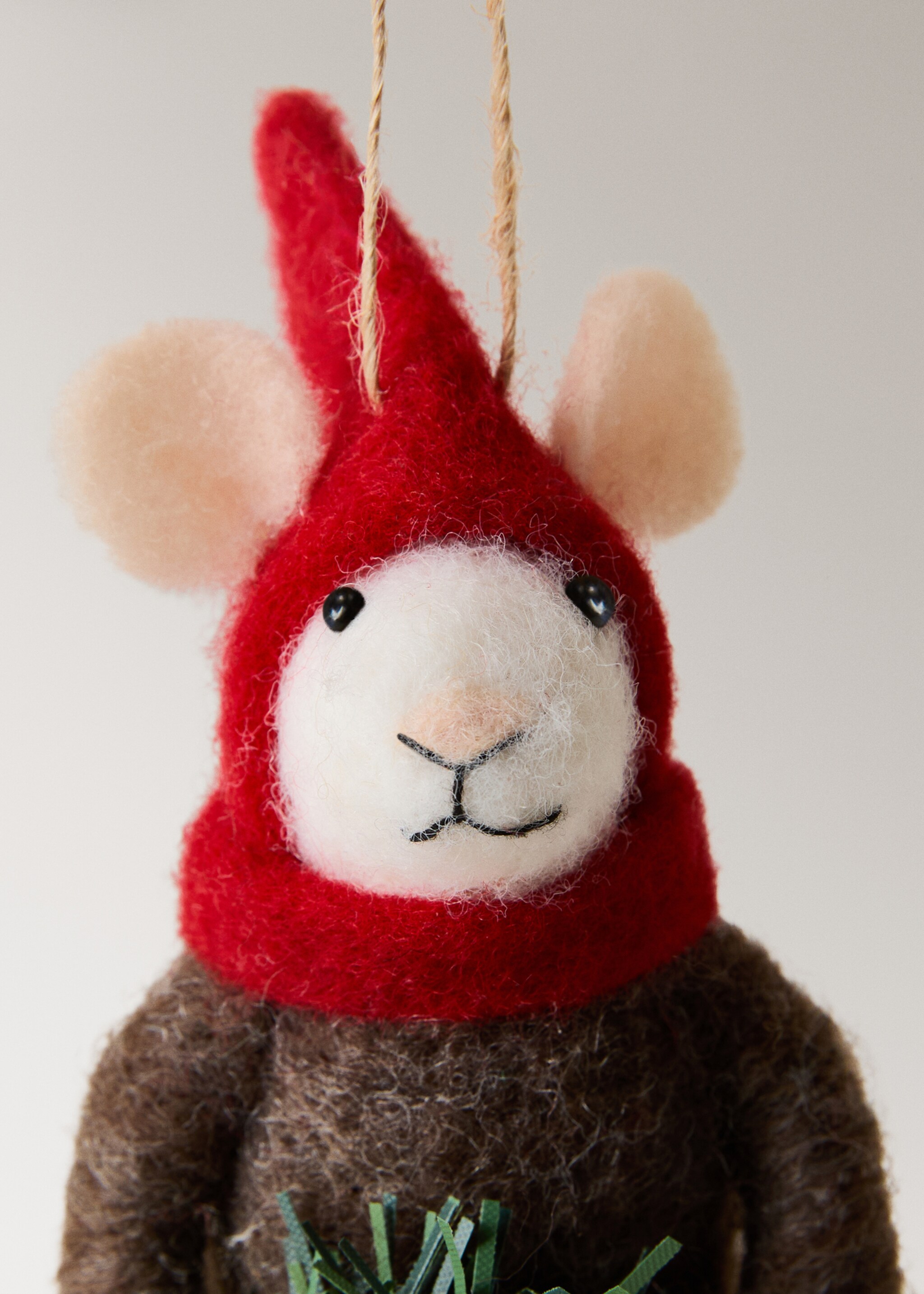 Filztier-Anhänger - Detail des Artikels 2, Weiß. Ref: 17008319-00.