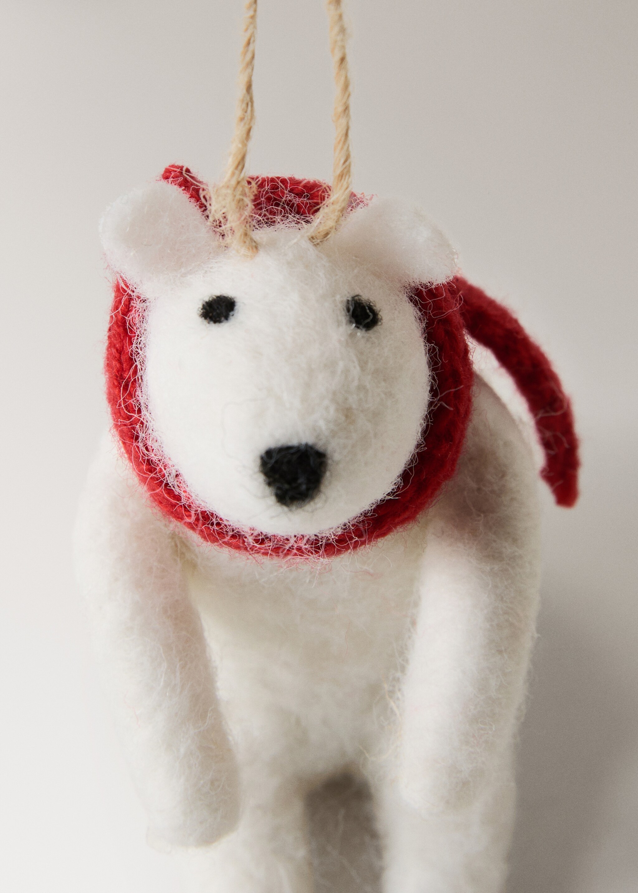 Filztier-Anhänger - Detail des Artikels 2, Weiß. Ref: 17008321-00.