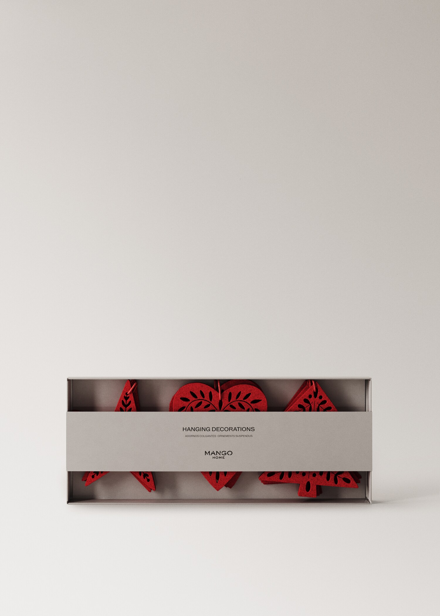 Στολίδια δέντρου από τσόχα 9 τμχ - Λεπτομέρεια του προϊόντος 4