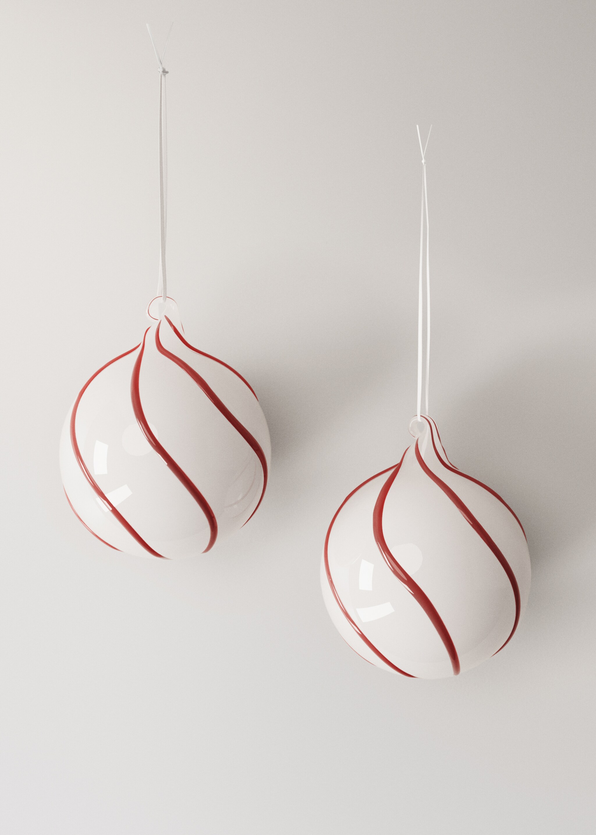 Caramel borosilicate ornament - Details of the article 3, Red. Ref: 17008342-00.