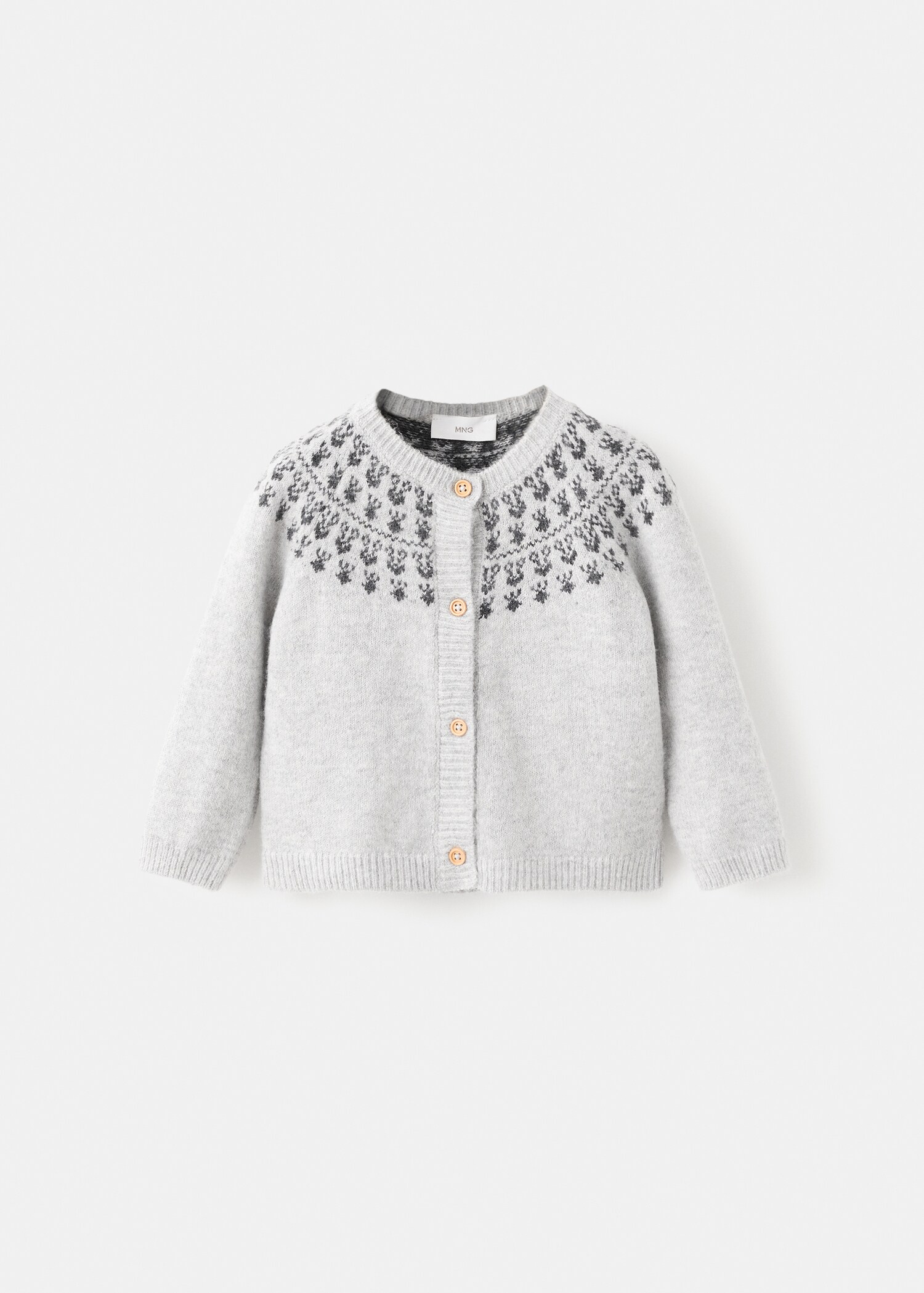 Cardigan with lace trim - منتج دون نموذج