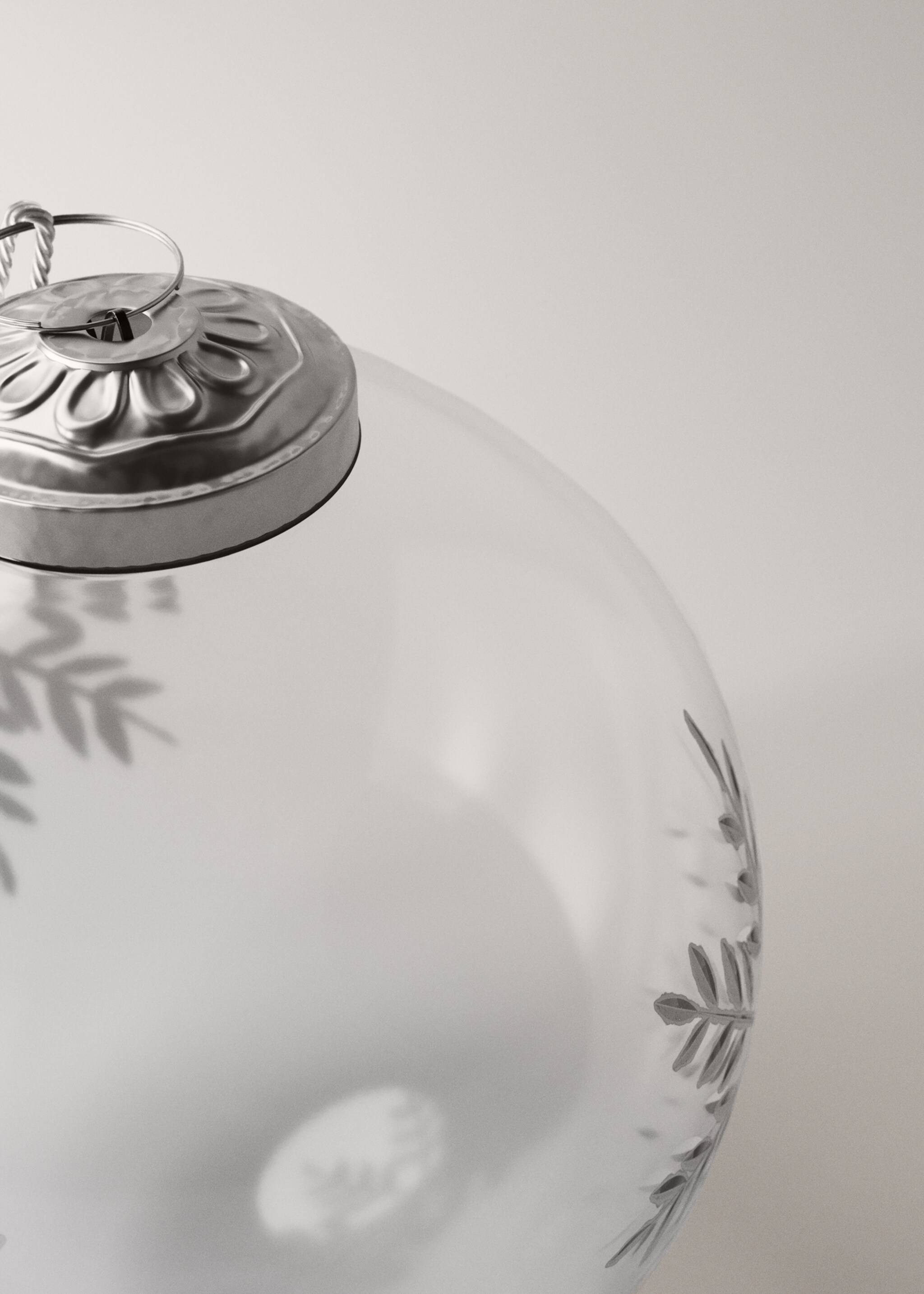 Set adorno árbol detalle copito de nieve - Detalle del artículo 3, Negro. Ref: 17008638-00.