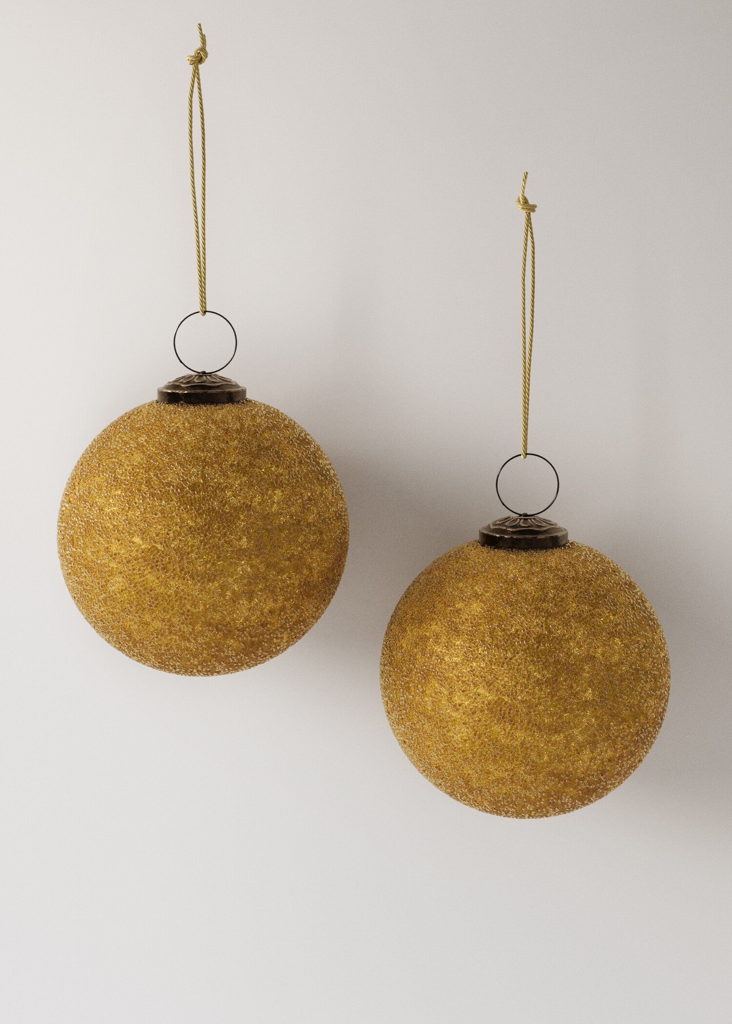 Glitter tree ornaments - Article without model