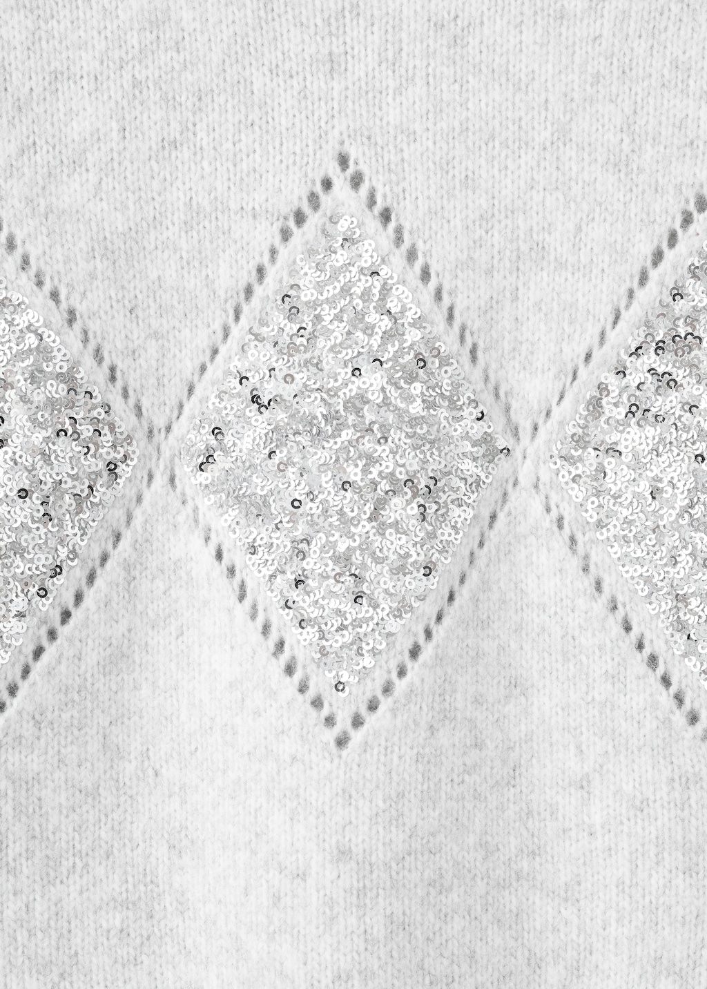 Knit paillette sweater