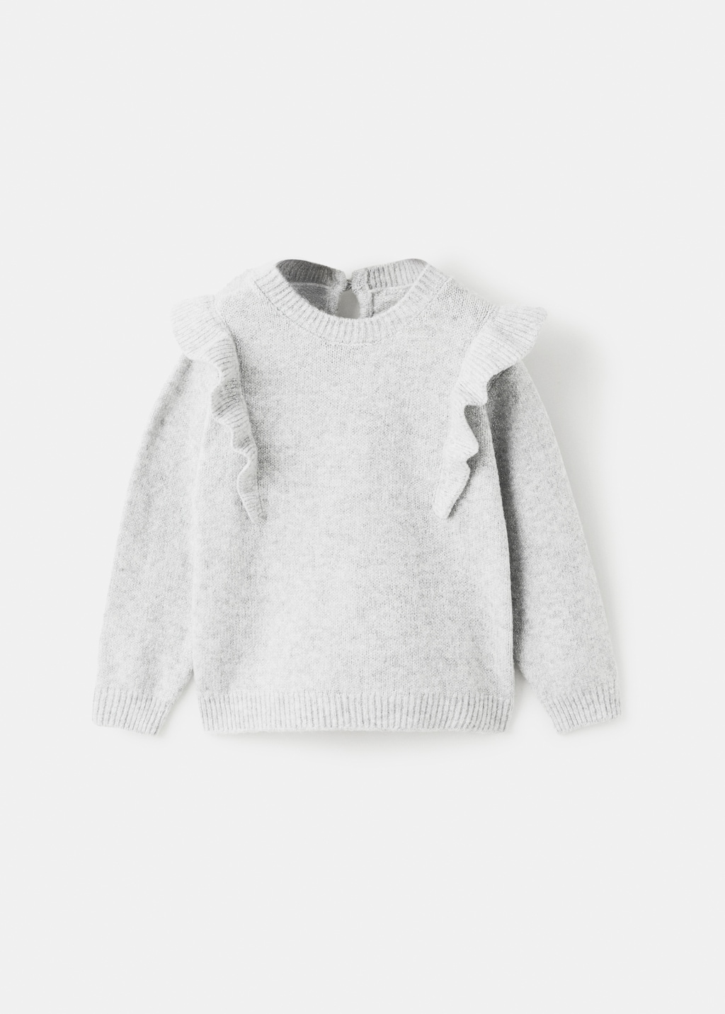 Lurex ruffled sweater