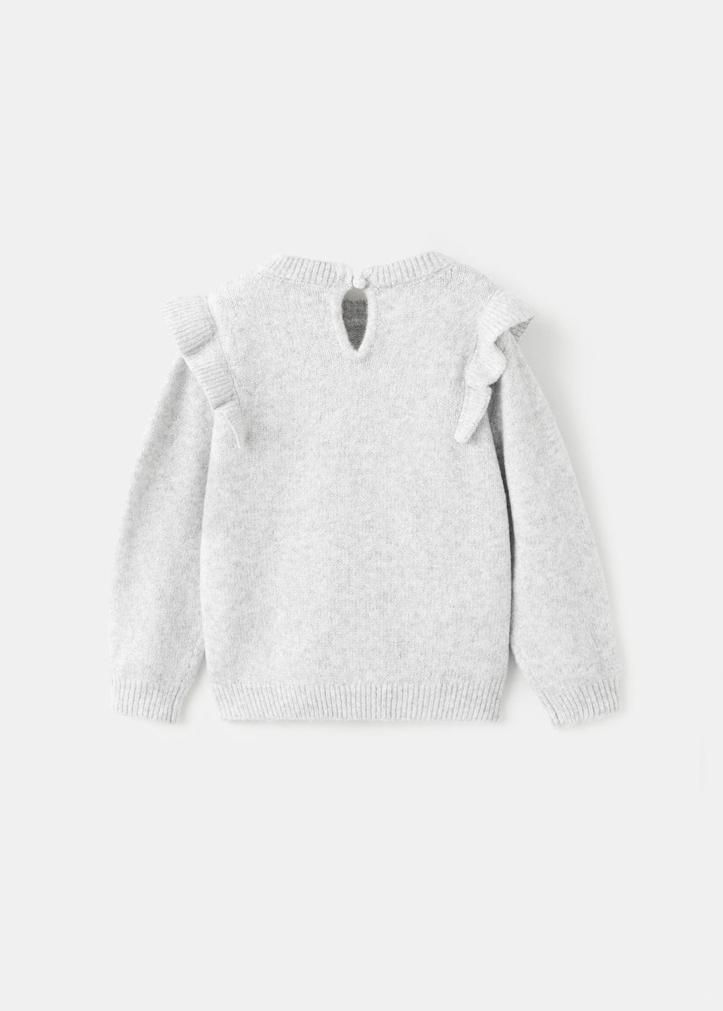 Lurex ruffled sweater