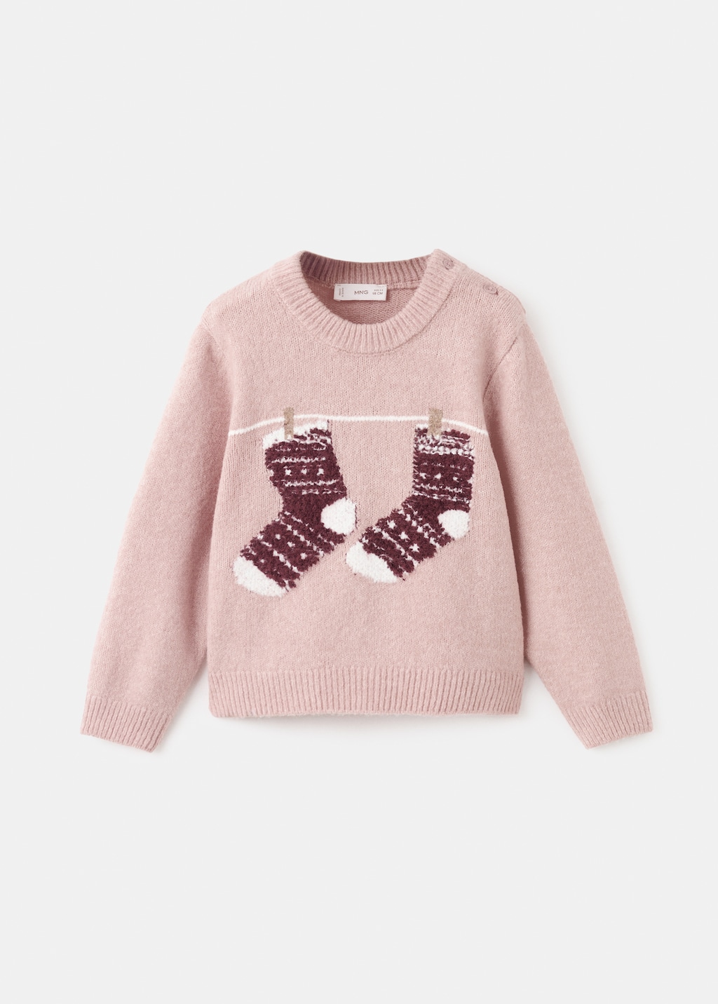Knit embroidered sweater