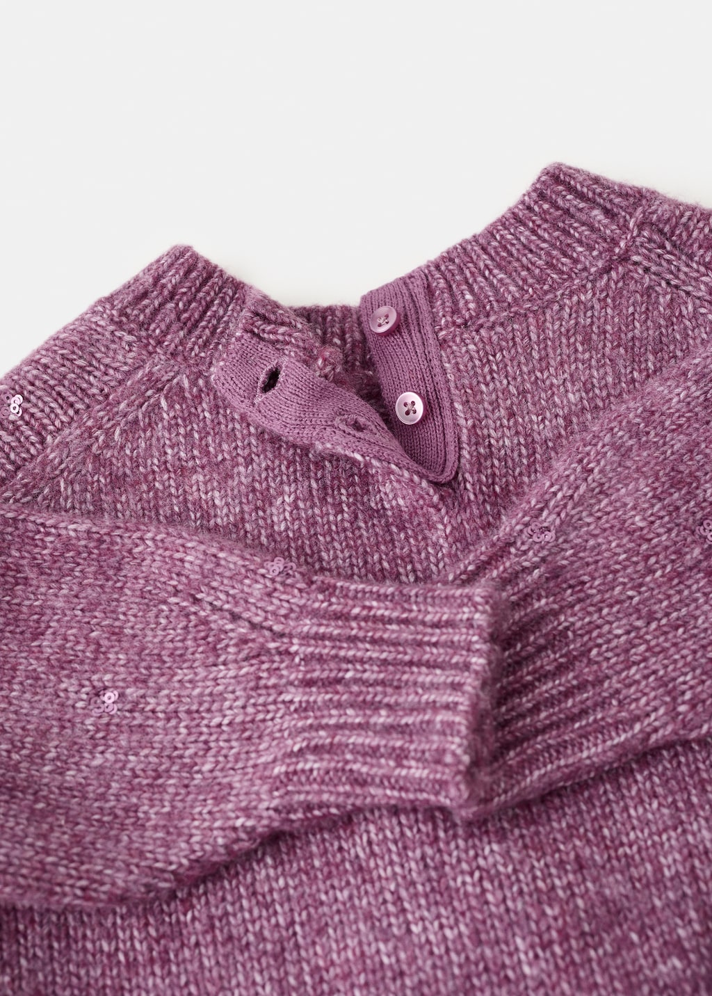Knit paillette sweater