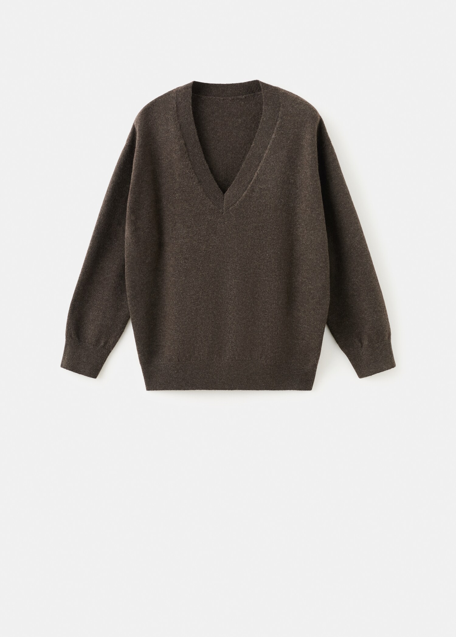 Fine-knit V-neck sweater - Article without model