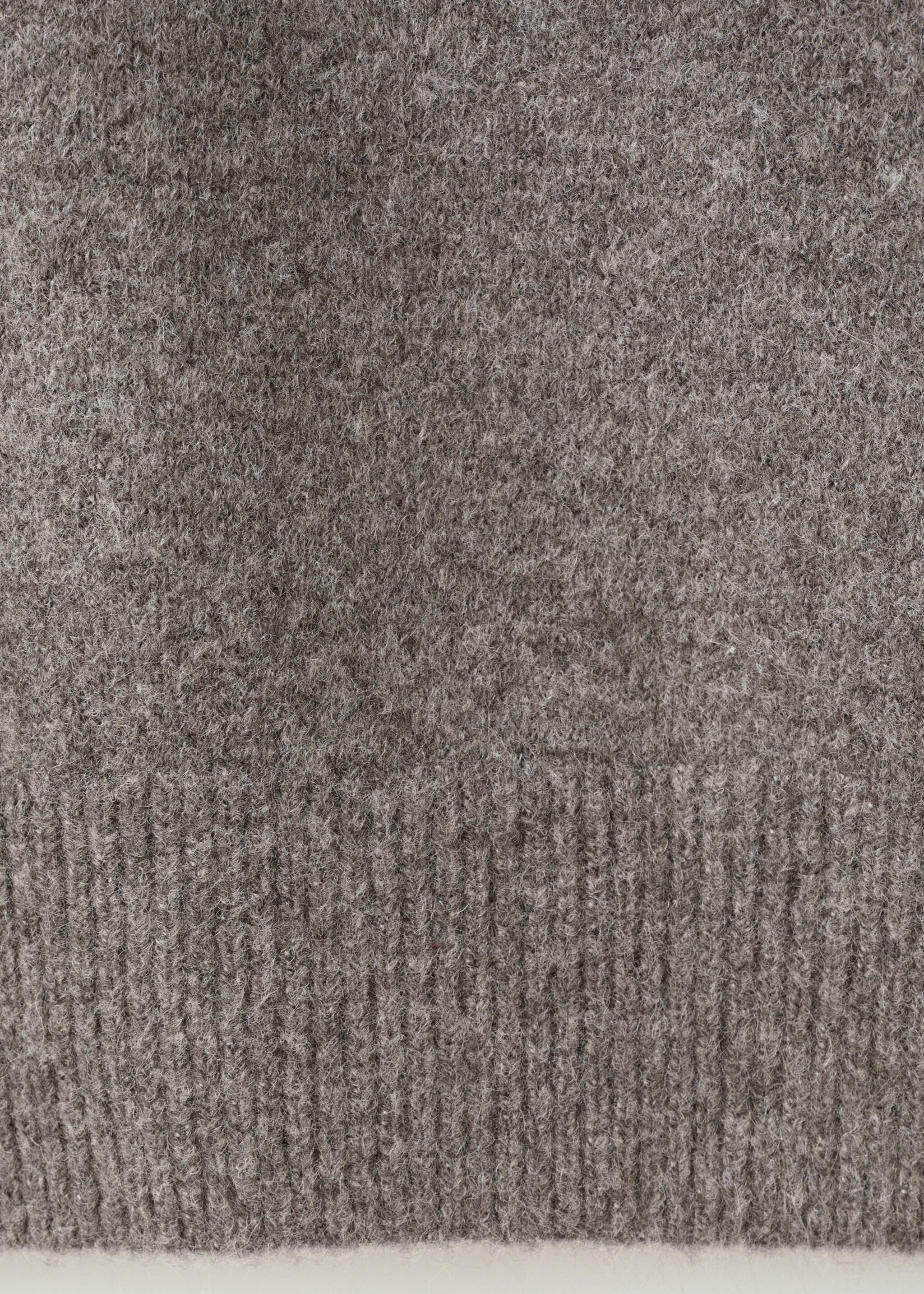 Crystal detail sweatshirt - Details of the article 0, Medium Brown. Ref: 17009118-00.
