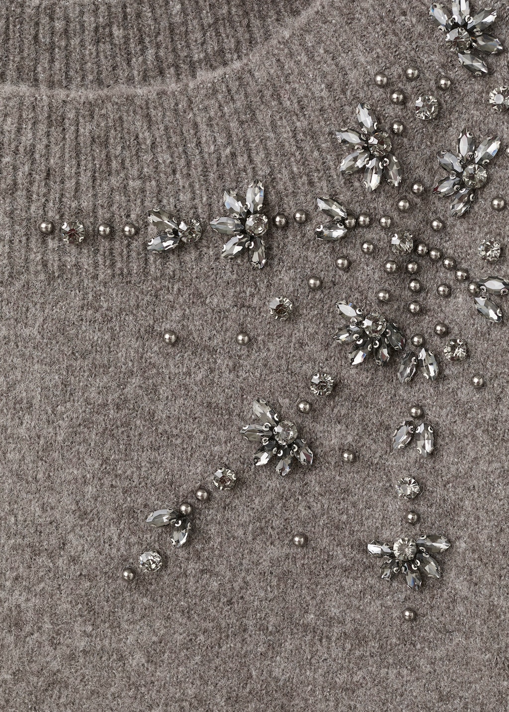 Crystal detail sweatshirt