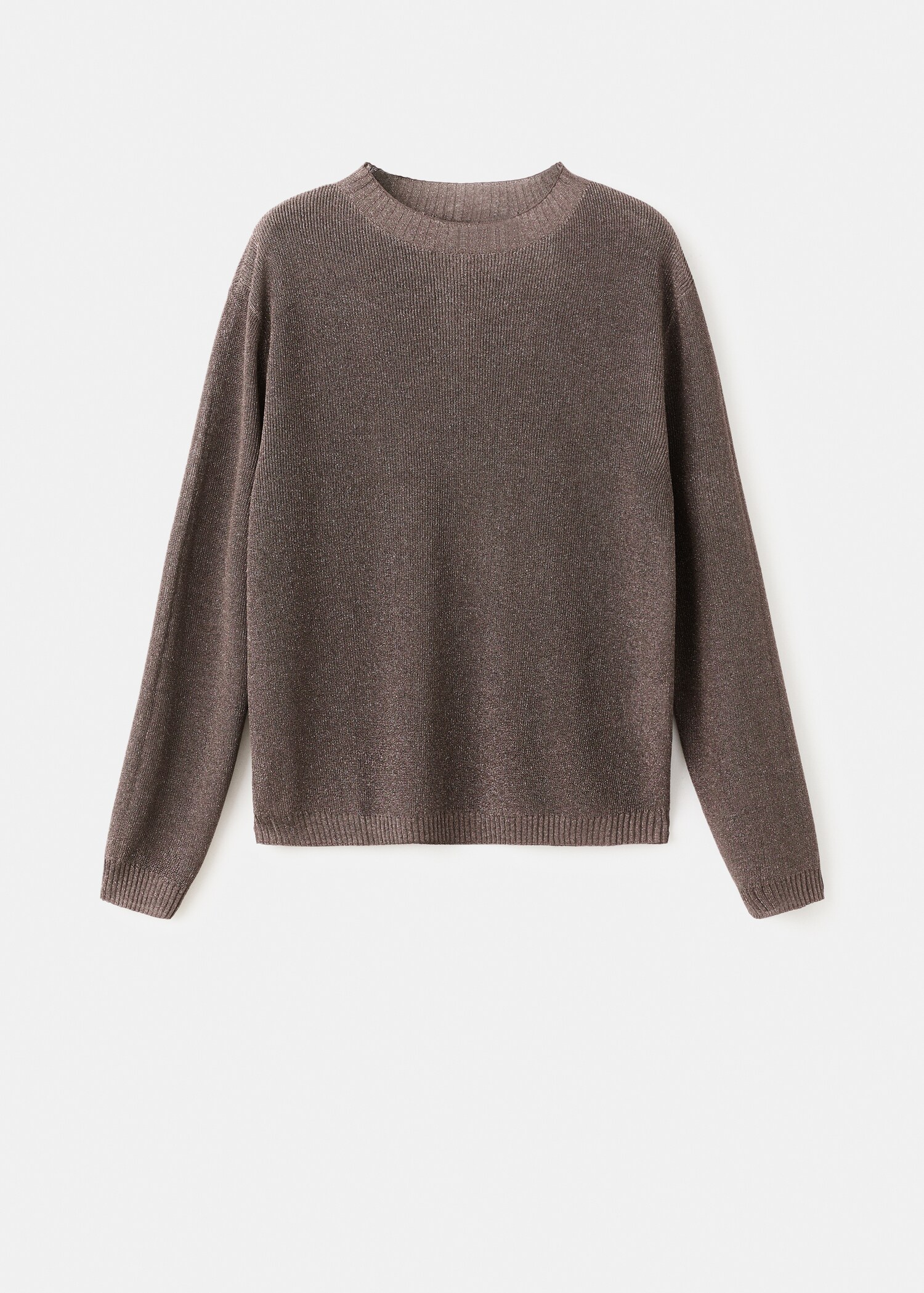 Fine-knit lurex sweater - Article without model