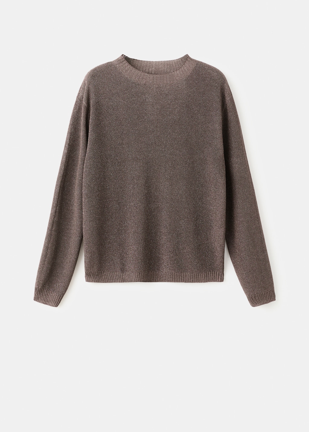 Fine-knit lurex sweater