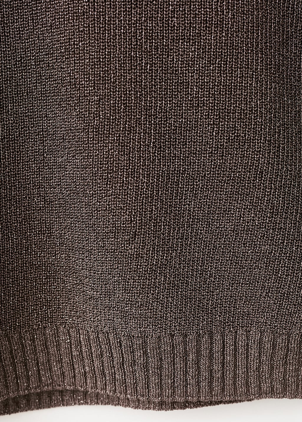 Fine-knit lurex sweater