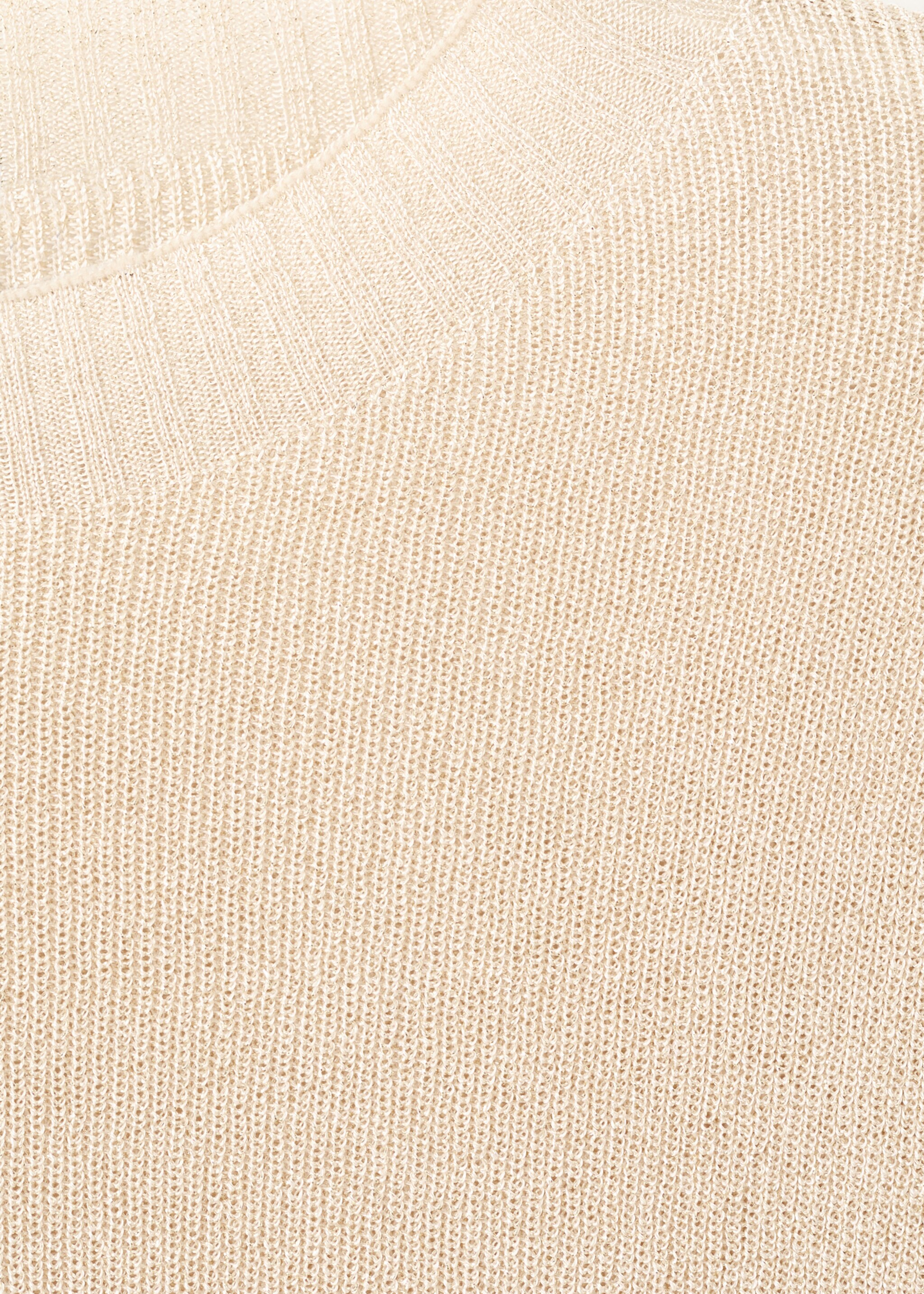 Fine-knit lurex sweater - Details of the article 8, Gold. Ref: 17009121-00.