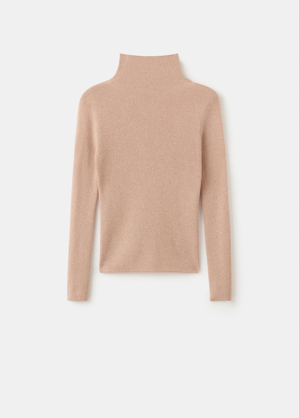 Lurex perkins-neck sweater
