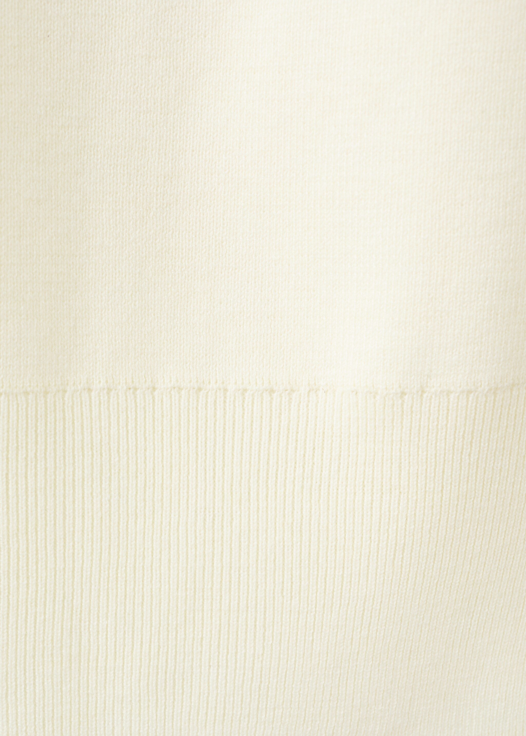 Ruched turtleneck sweater - Details of the article 0, Ecru. Ref: 17009123-00.