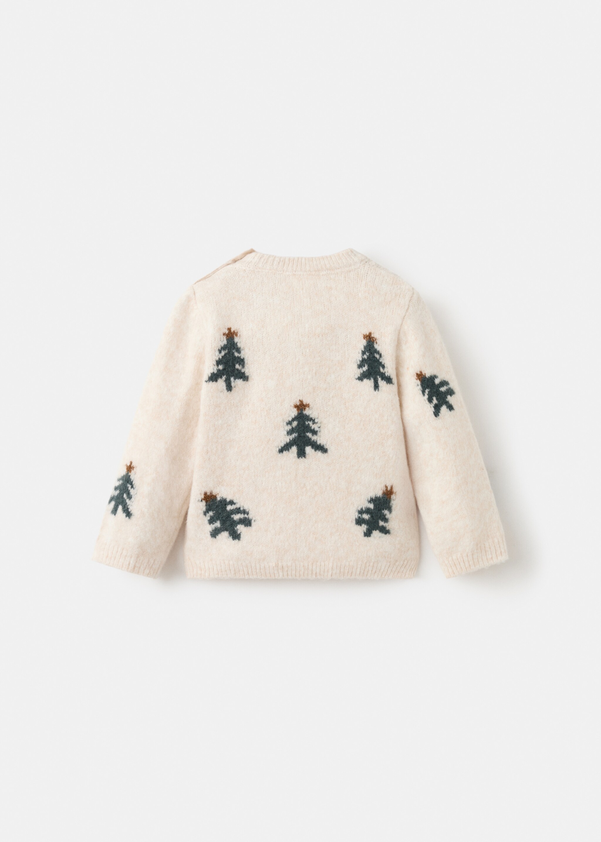 Sweater juno - Reverse of the article, Ecru. Ref: 17009125-00.