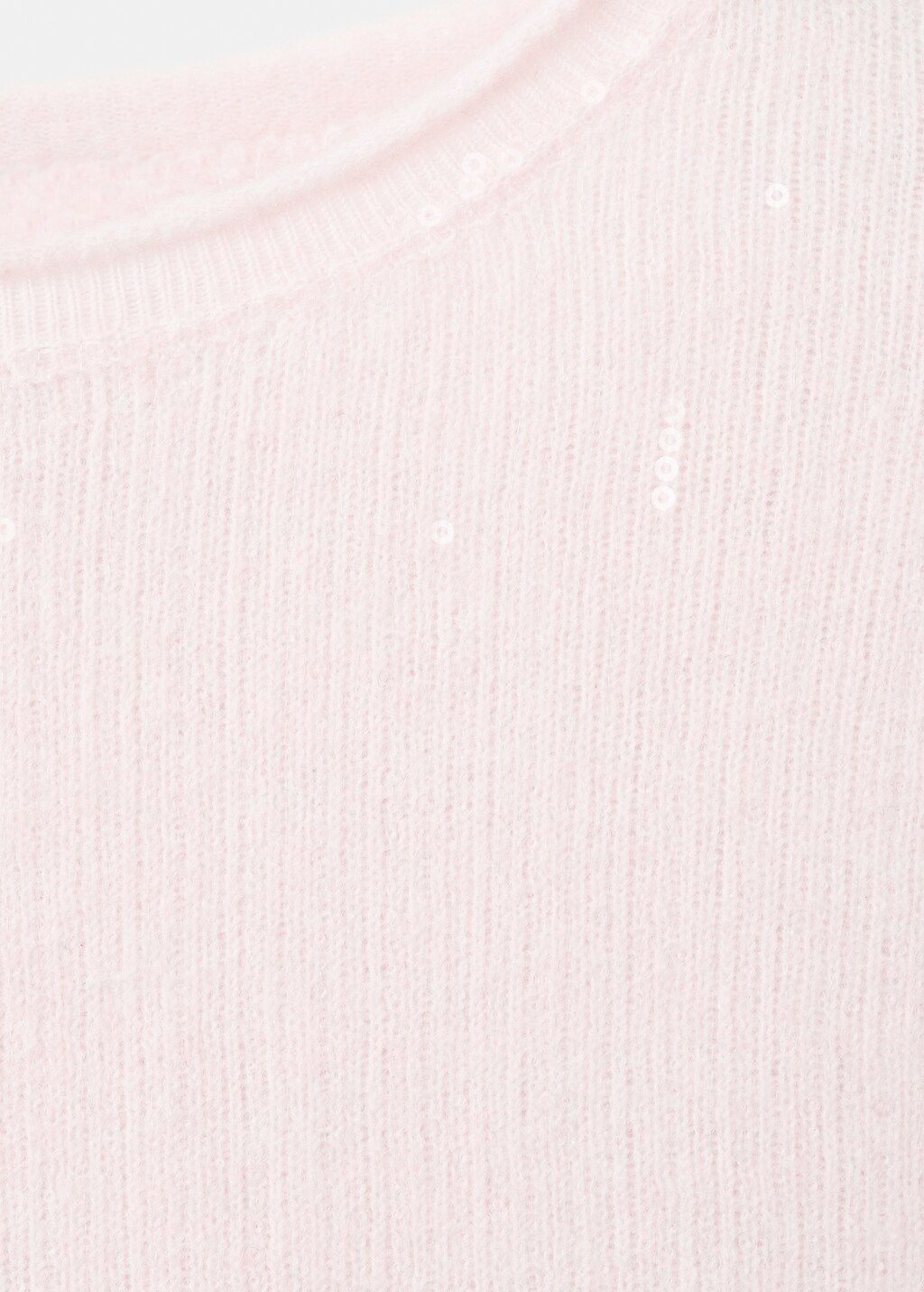 Mango Short-sleeved sequin sweater