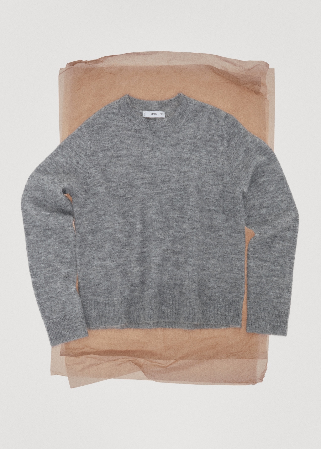Knitted wool blend sweater